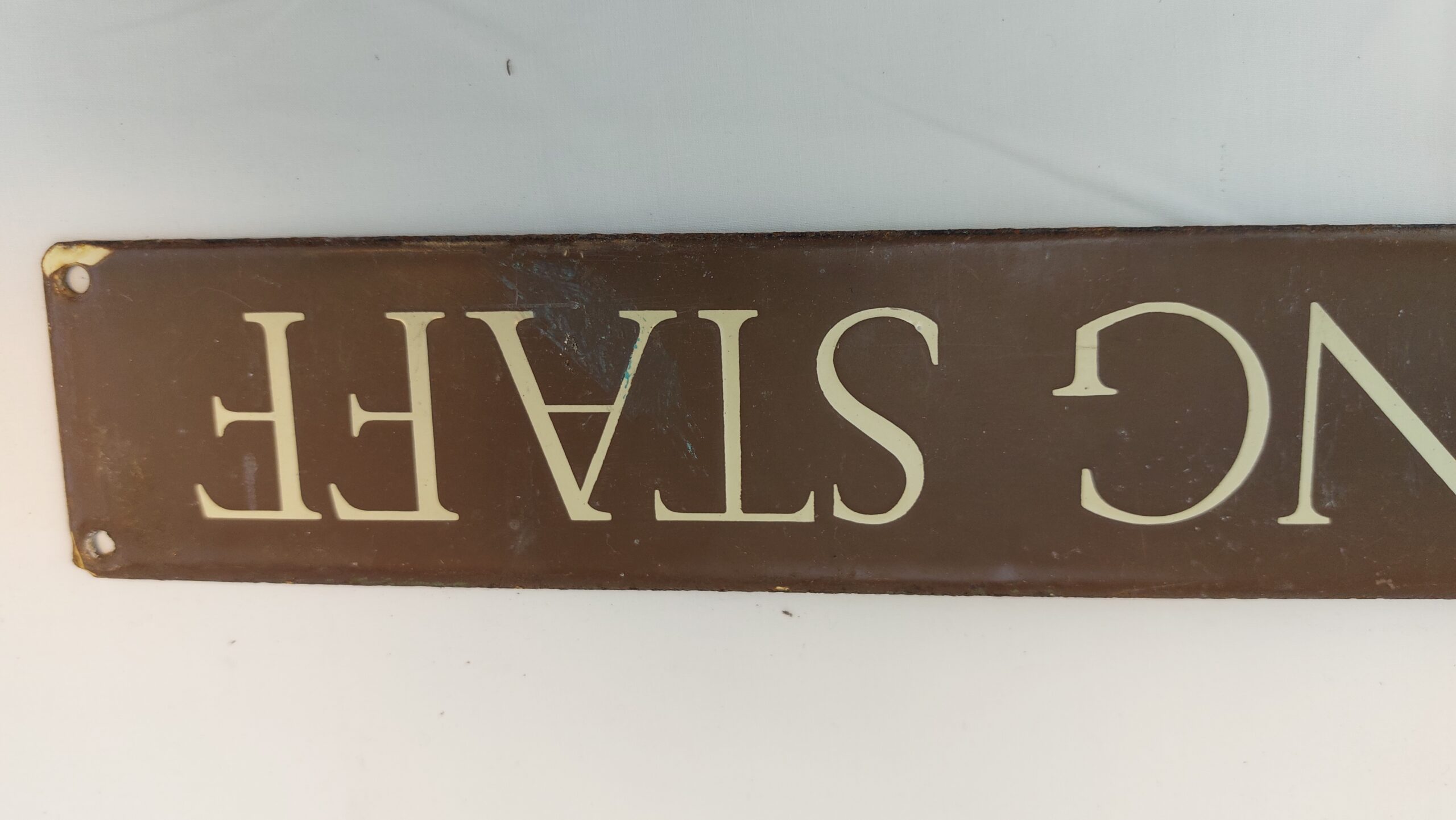 Vintage Post Office Sign - Engineering Staff (1)