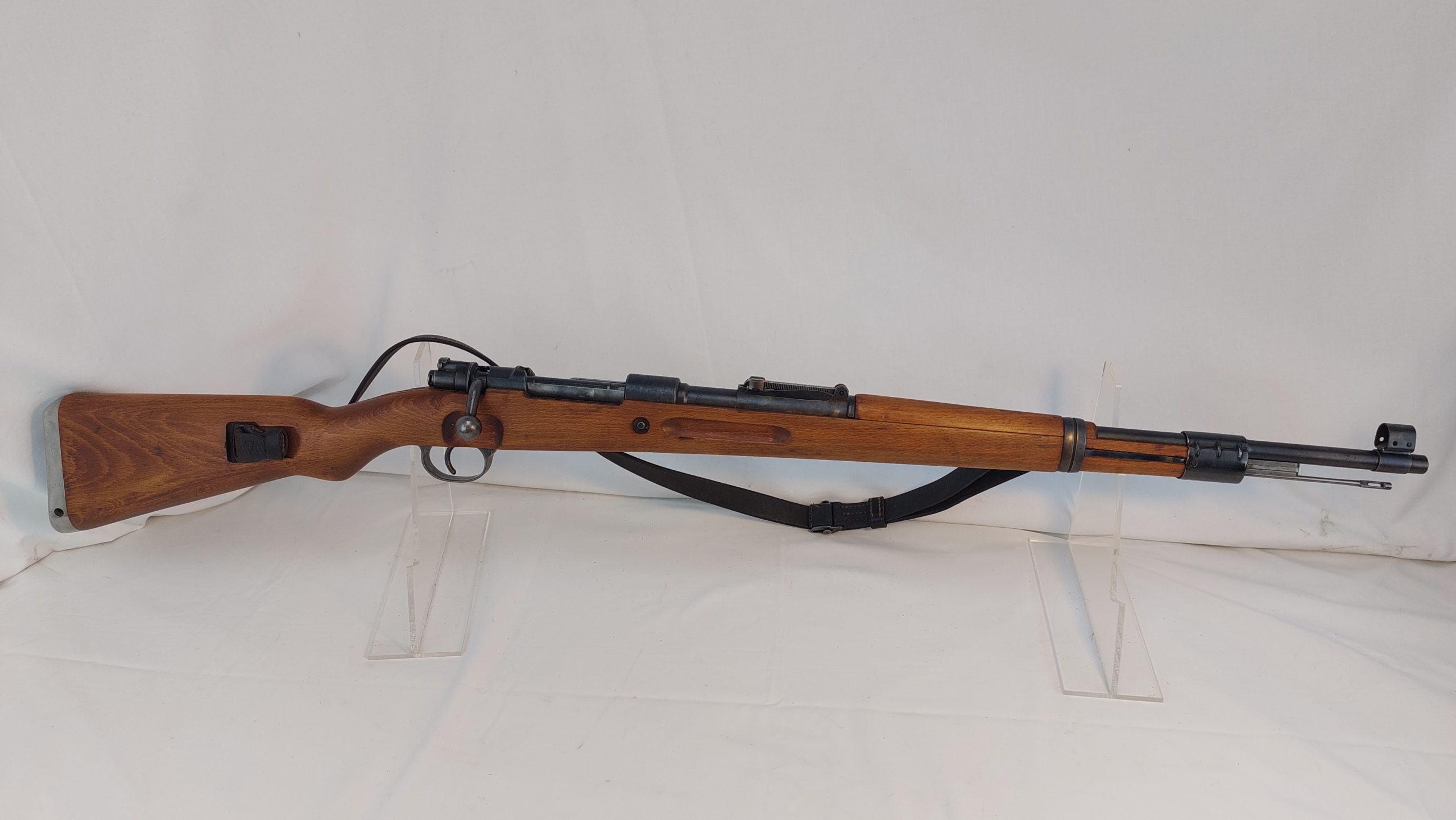 WW2 1943 German Mauser K98 Bolt Action Rifle and Sling Deactivated