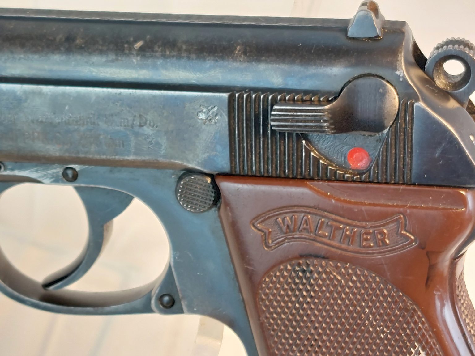 German C1940 WW2 Walther PPK Semi-Automatic Pistol Cal. 7.65mm. Barrel ...