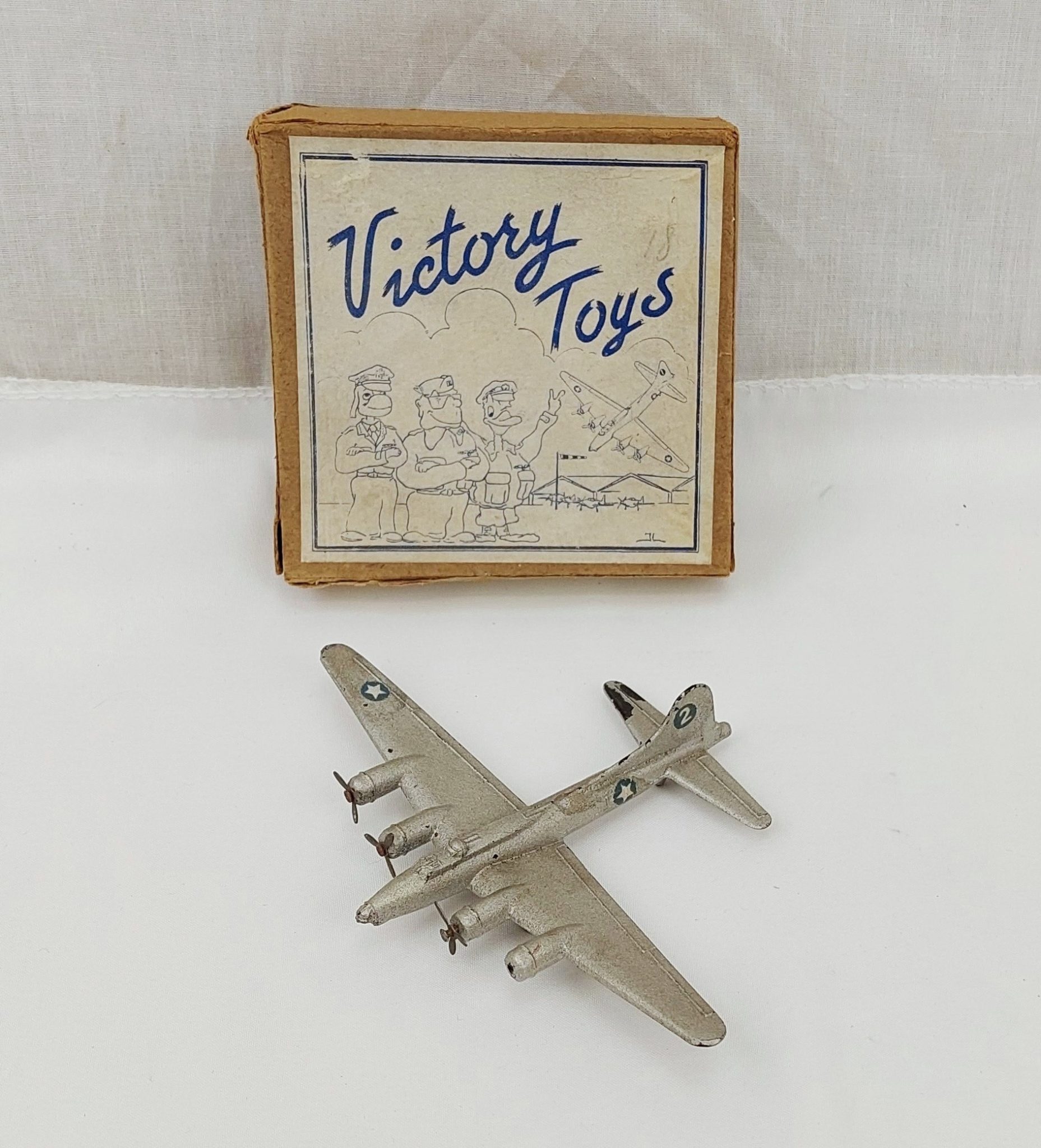 Boxed Post WW2 Victory Toys Boeing B17 Flying Fortress - Sally Antiques