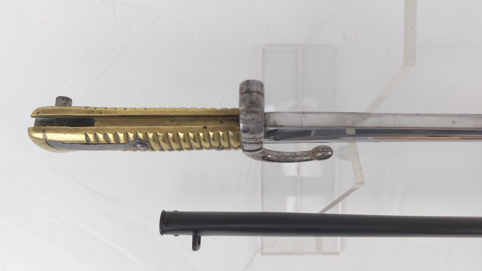 French Model 1866 "Chassepot" Yataghan Sword Bayonet And Scabbard ...