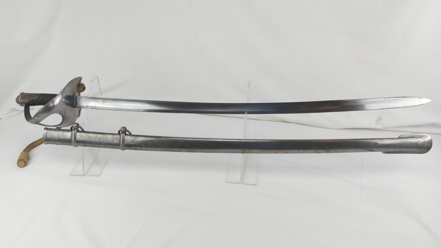 Italian, 1860 Pattern, Heavy Cavalry Sabre and Scabbard by Schnitzler ...