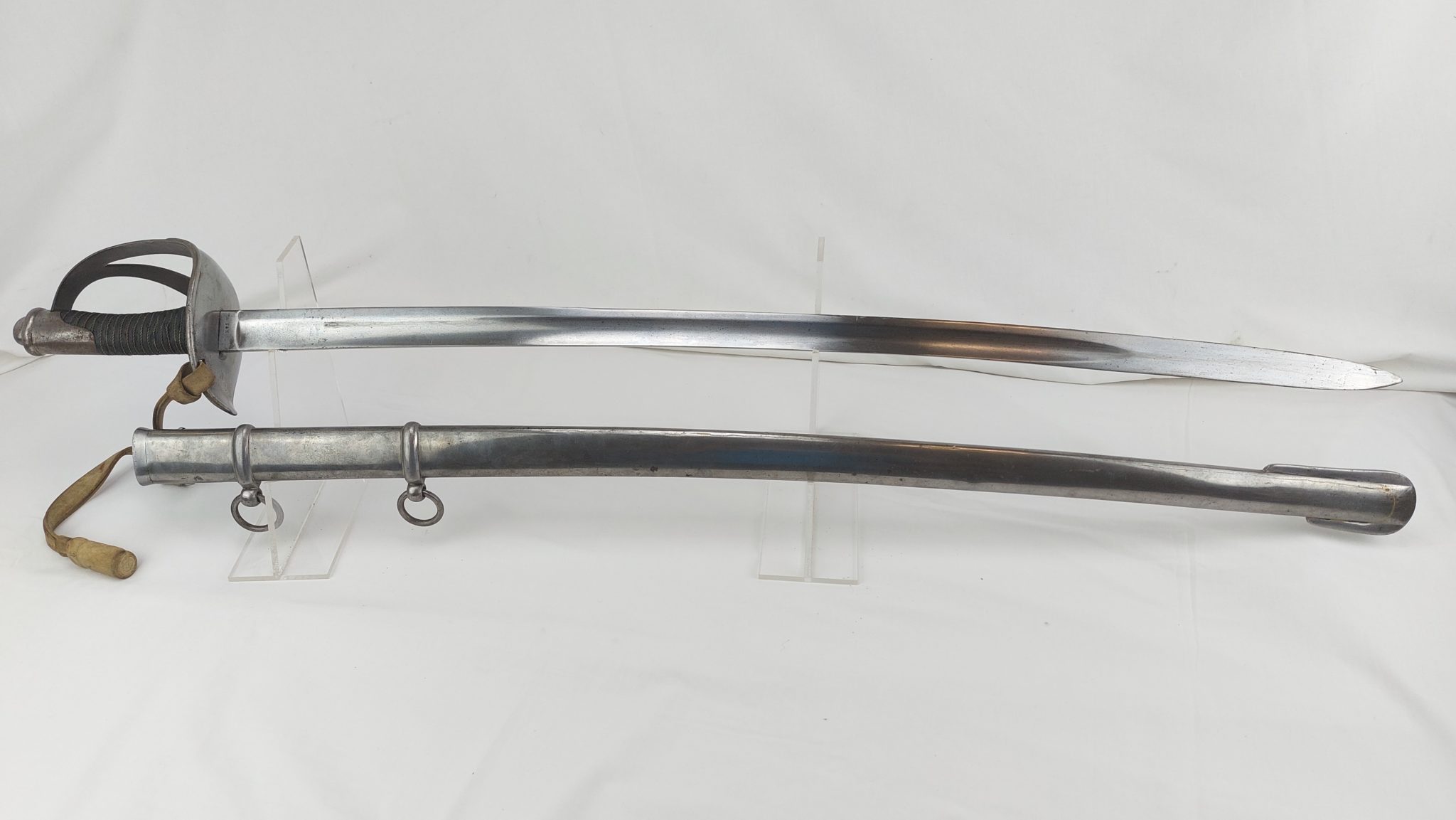 Italian, 1860 Pattern, Heavy Cavalry Sabre and Scabbard by Schnitzler ...