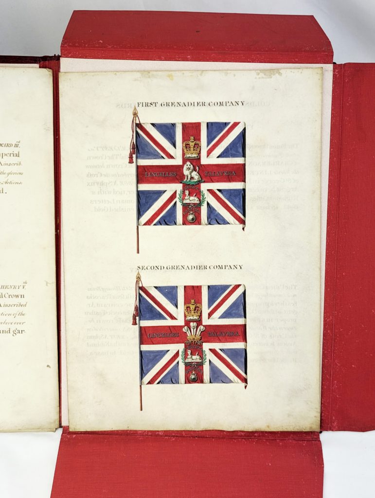 Illustrations of Colours of First Regiment Foot Guards - Grenadier ...