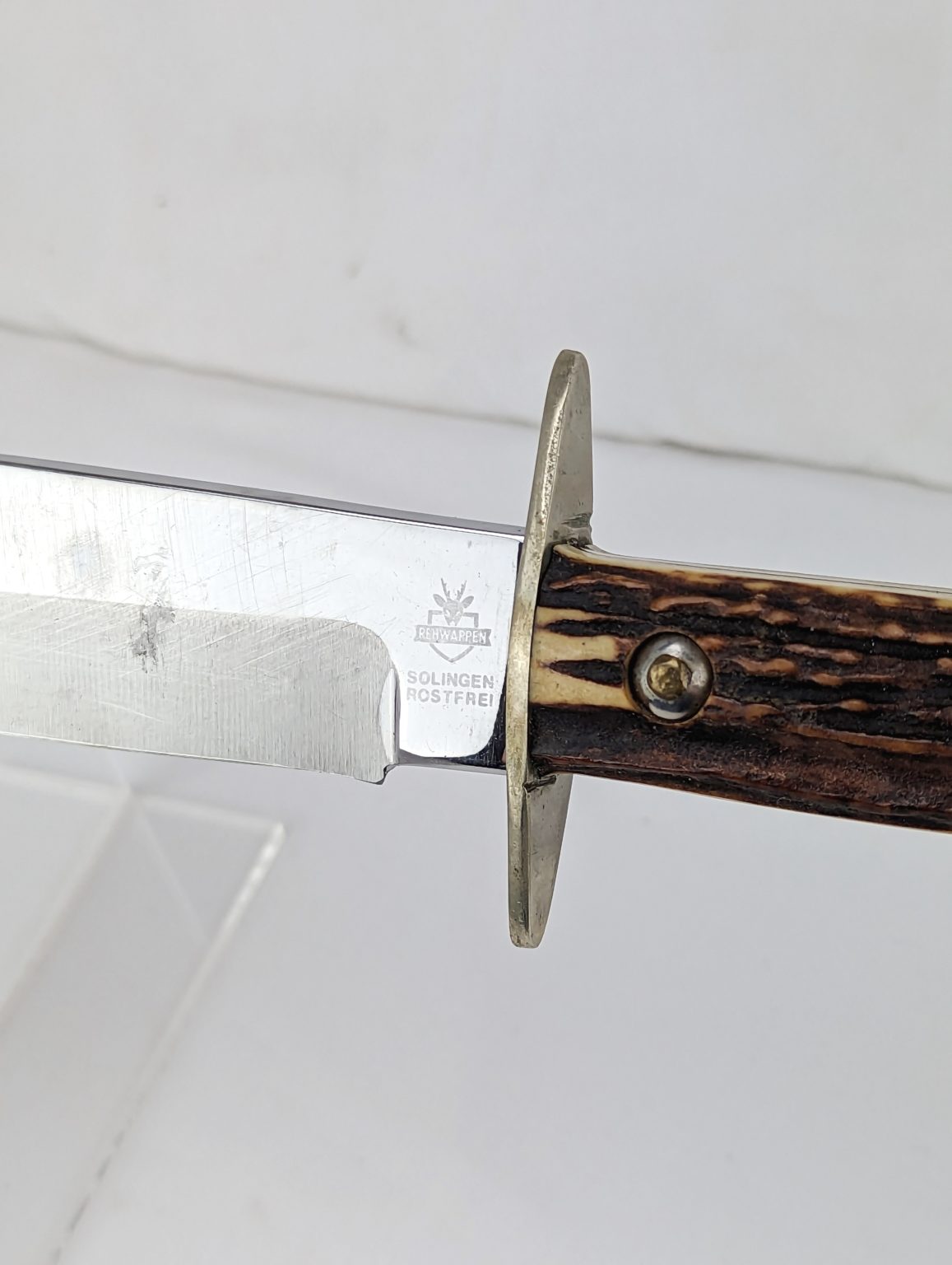 Bowie Knife 8-inch by Rehwappen Solingen - Sally Antiques