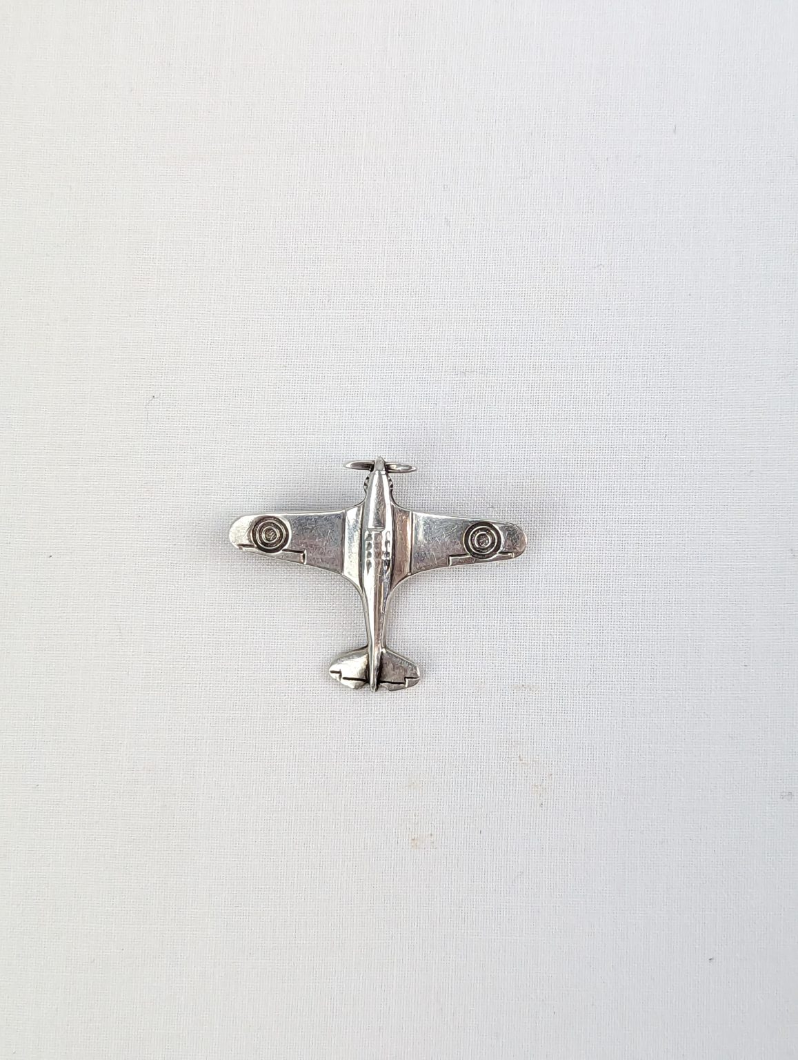 Ww2 Sterling Silver Spitfire Brooch Sally Antiques