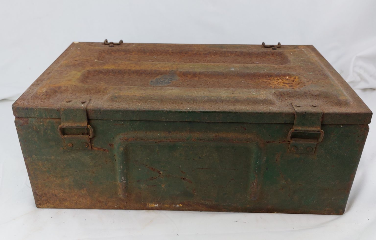 WW2 Metal Ammunition Box, dated 1943 - Sally Antiques