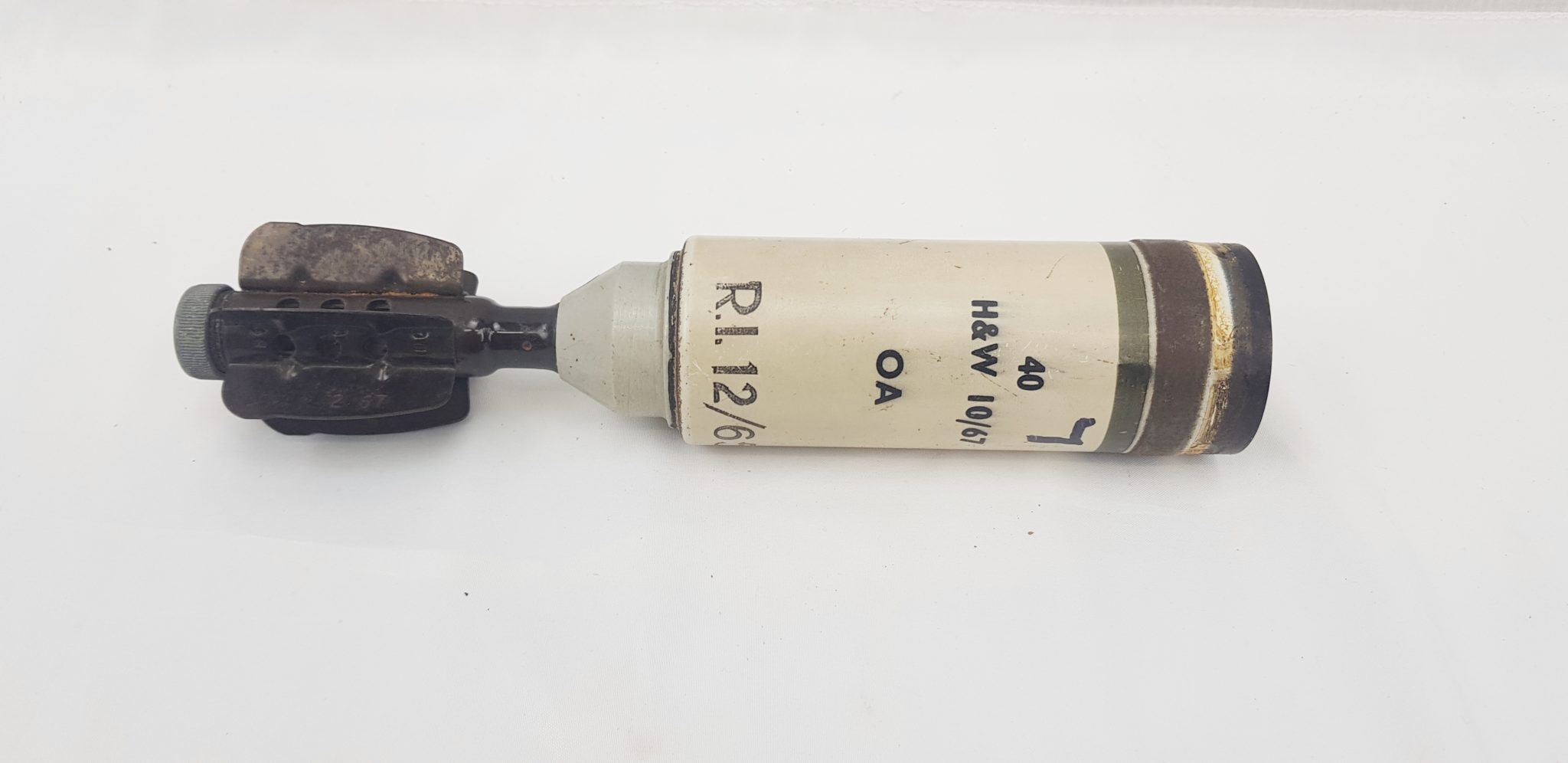 1965 British 2 Inch Mortar Shell - Sally Antiques