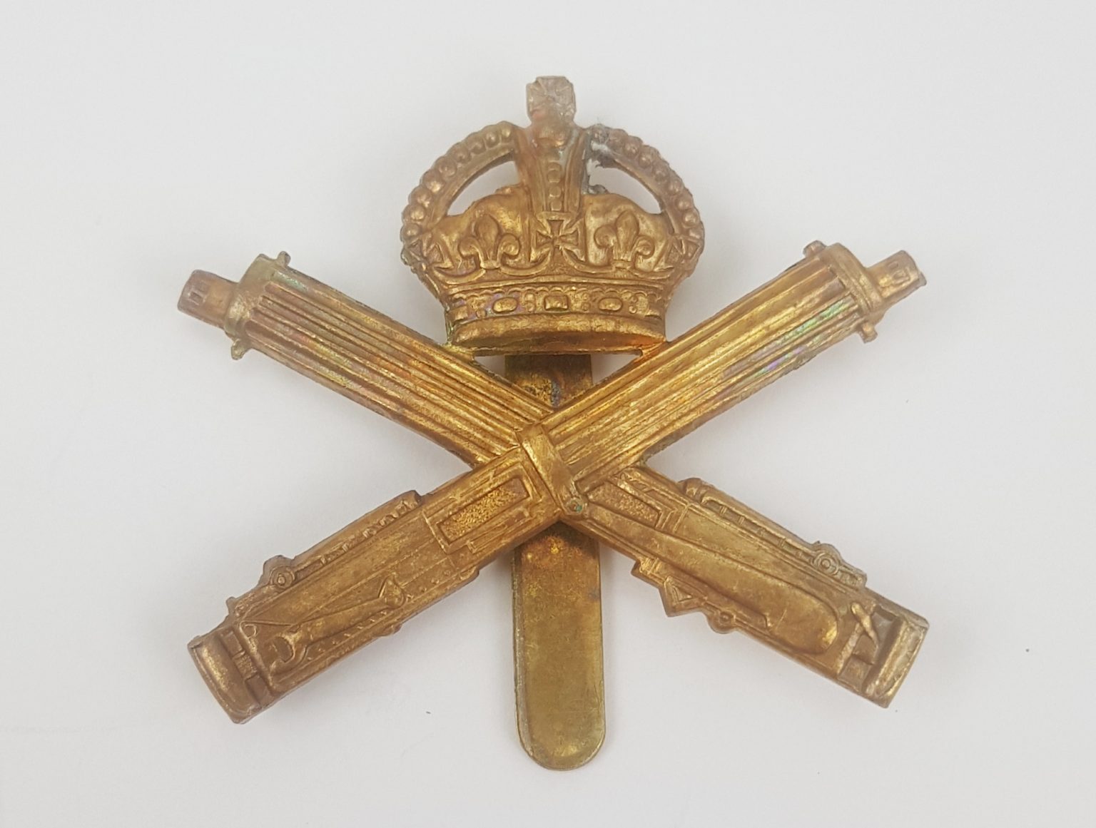 WW1 Machine Gun Corp Cap Badge - Sally Antiques