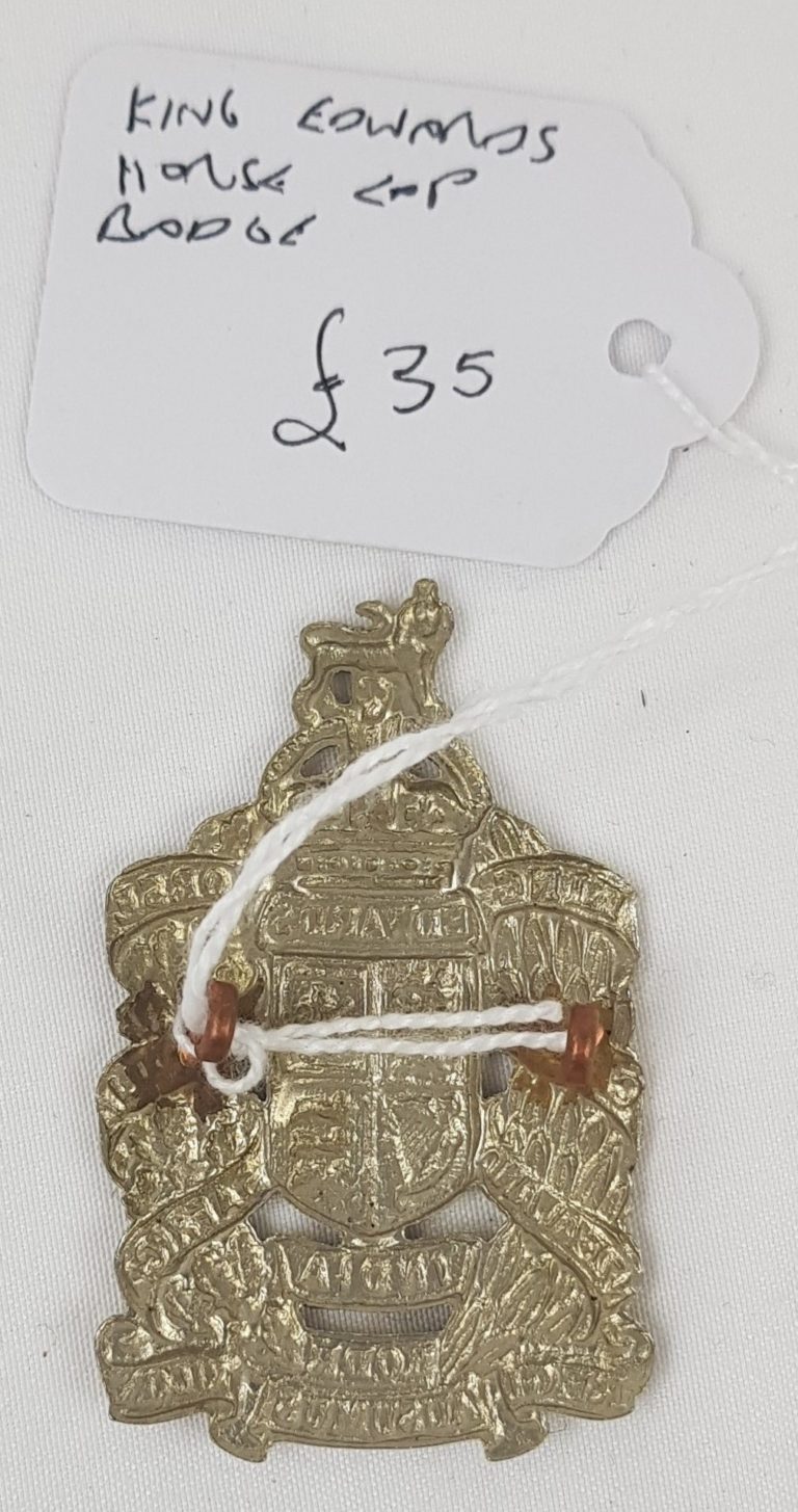 King Edwards Horse Cap Badge - Sally Antiques