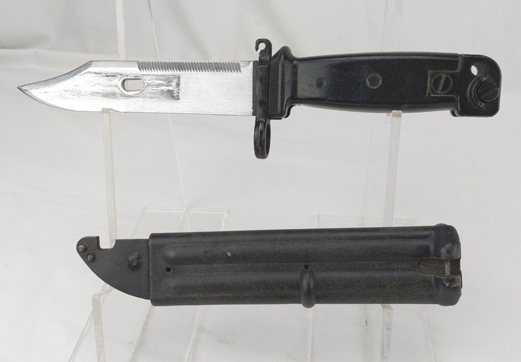 East German AKM Type II Bayonet G36 Conversion and Scabbard. 1996 ...