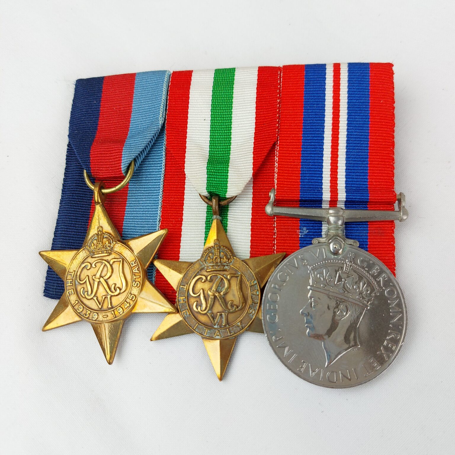 WW2, Trio of British Service Medals 1939-1945 - Sally Antiques