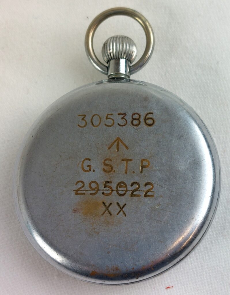 Ww2 British Military Gstp Pocket Watch Swiss Made By Orator Watch Co