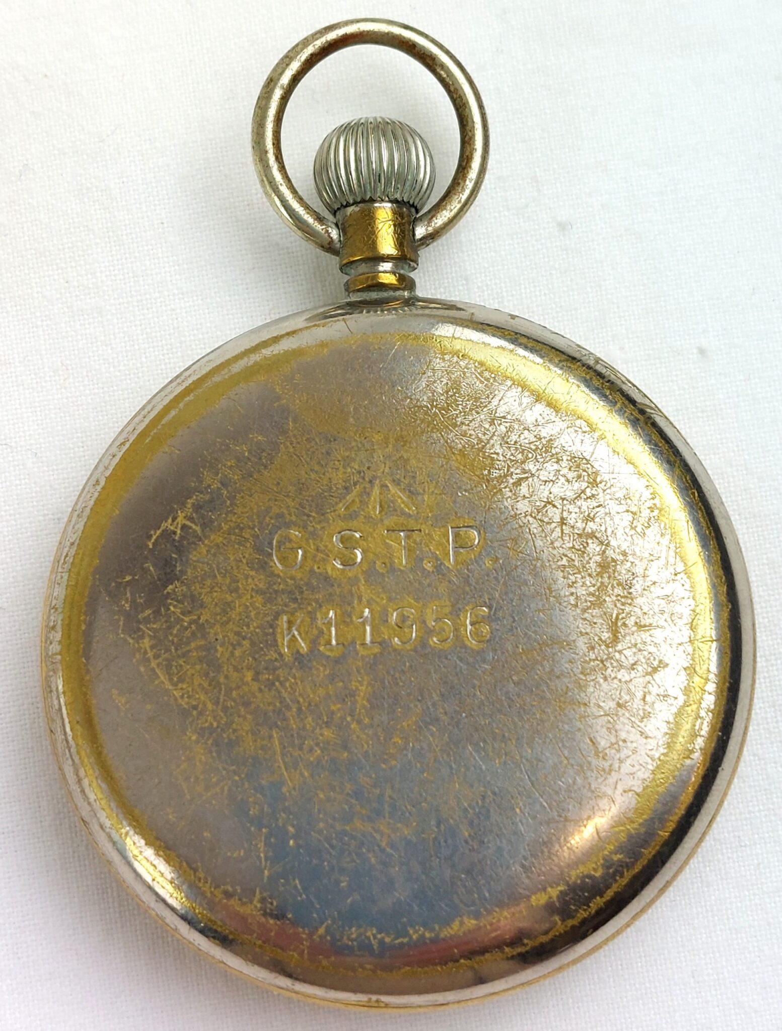 WW2, British, Military, GSTP Pocket Watch, Unsigned with Unusual Face ...