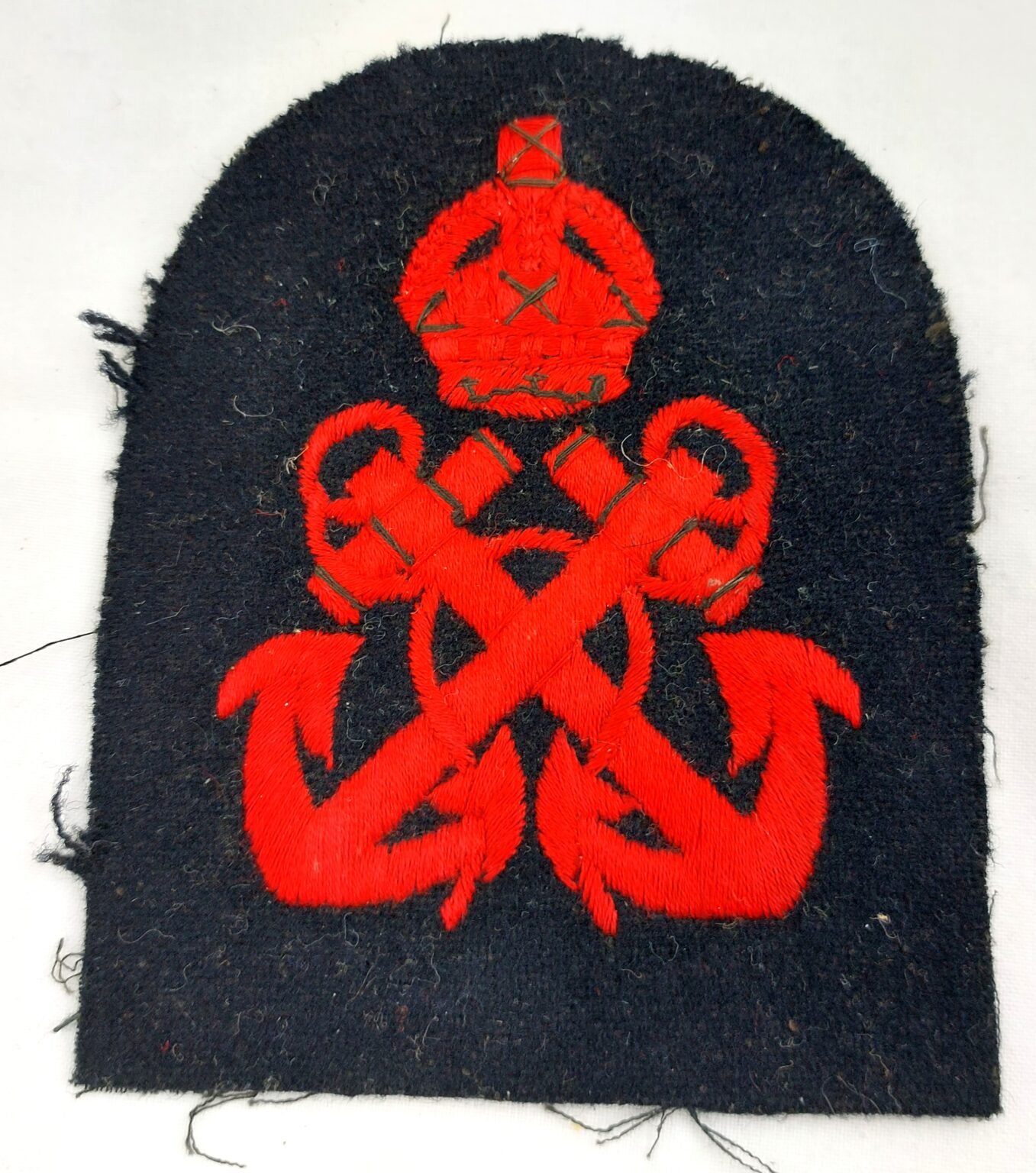 WW2 era, Royal Navy, Chief Petty Officer, Patch - Sally Antiques