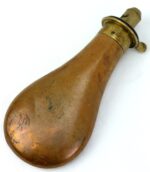 Antique Copper Black Powder Shot Flask by Dixon & Sons. Top Tube