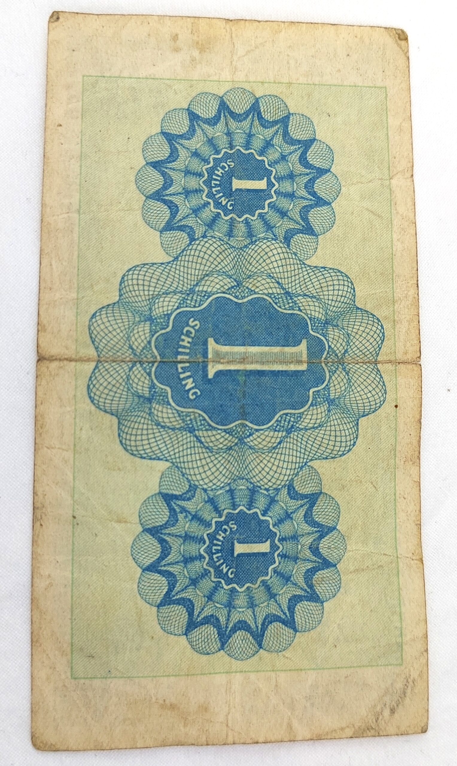 Austrian, 1944, Allied Military Currency (AMC), Ein (1) Schilling,(Alliierte Militärbehörde, In Oesterreich Ausgegeben)2