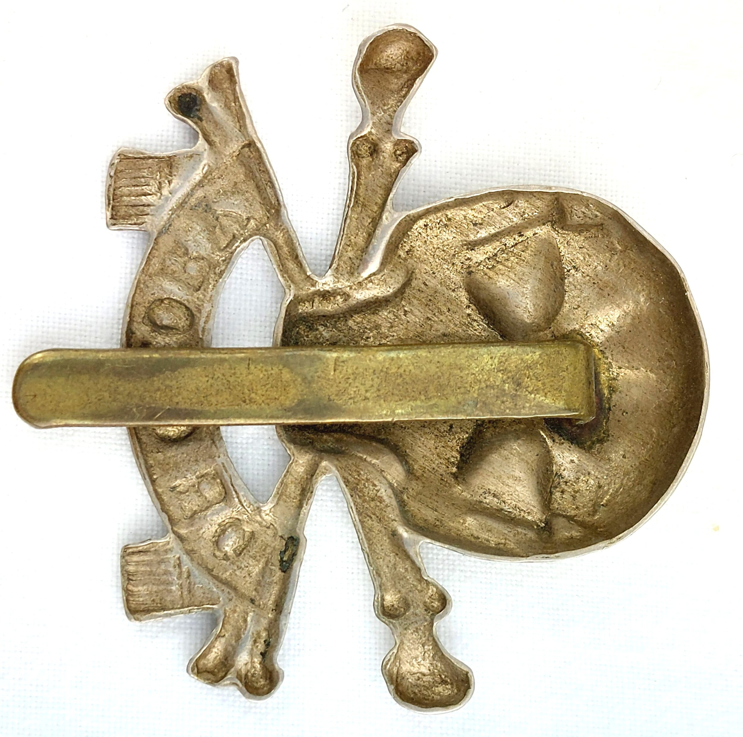 British, 17th Lancers, Cap Badge (1)