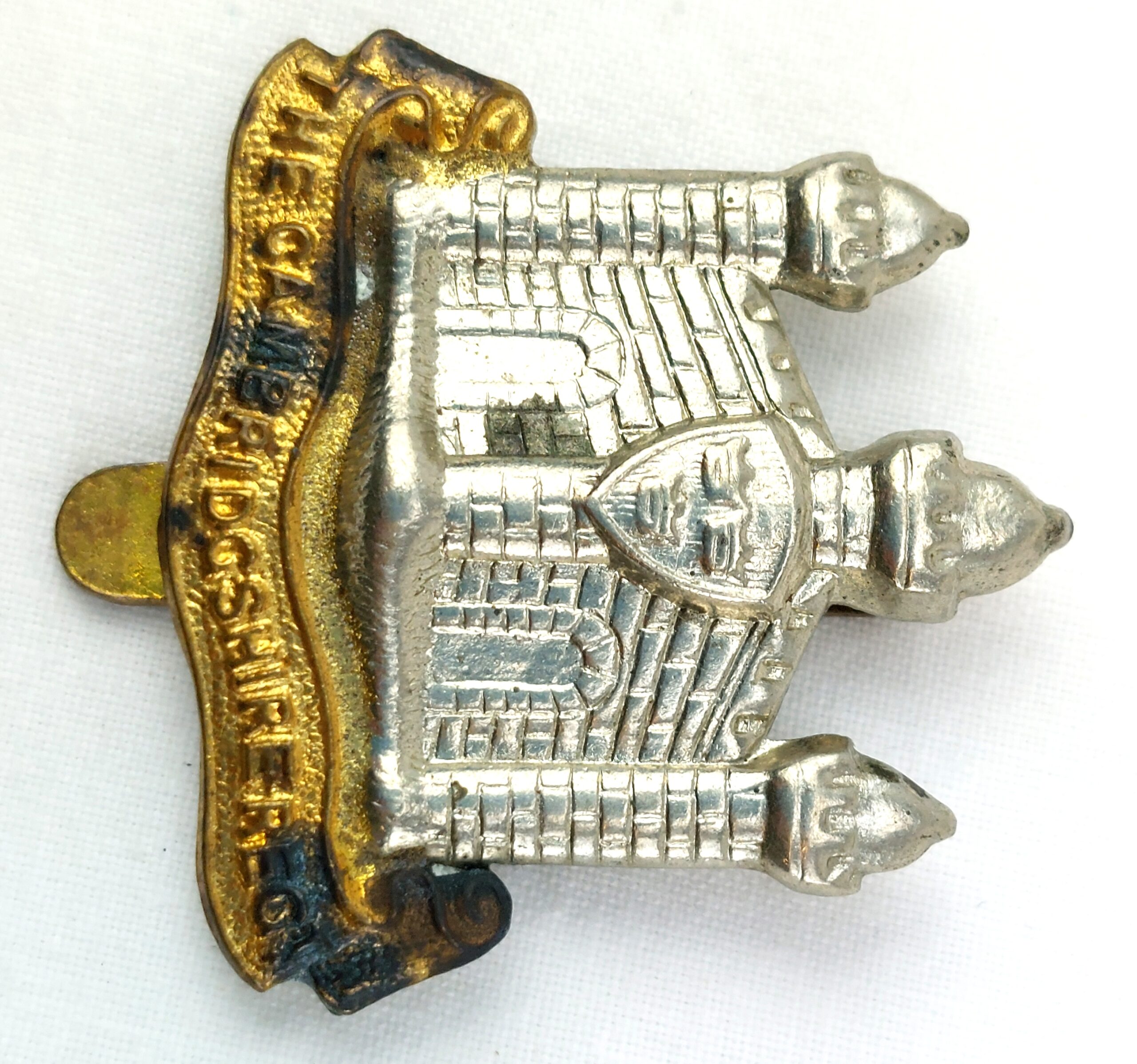 British, Cambridgeshire Regiment, Cap Badge (1)
