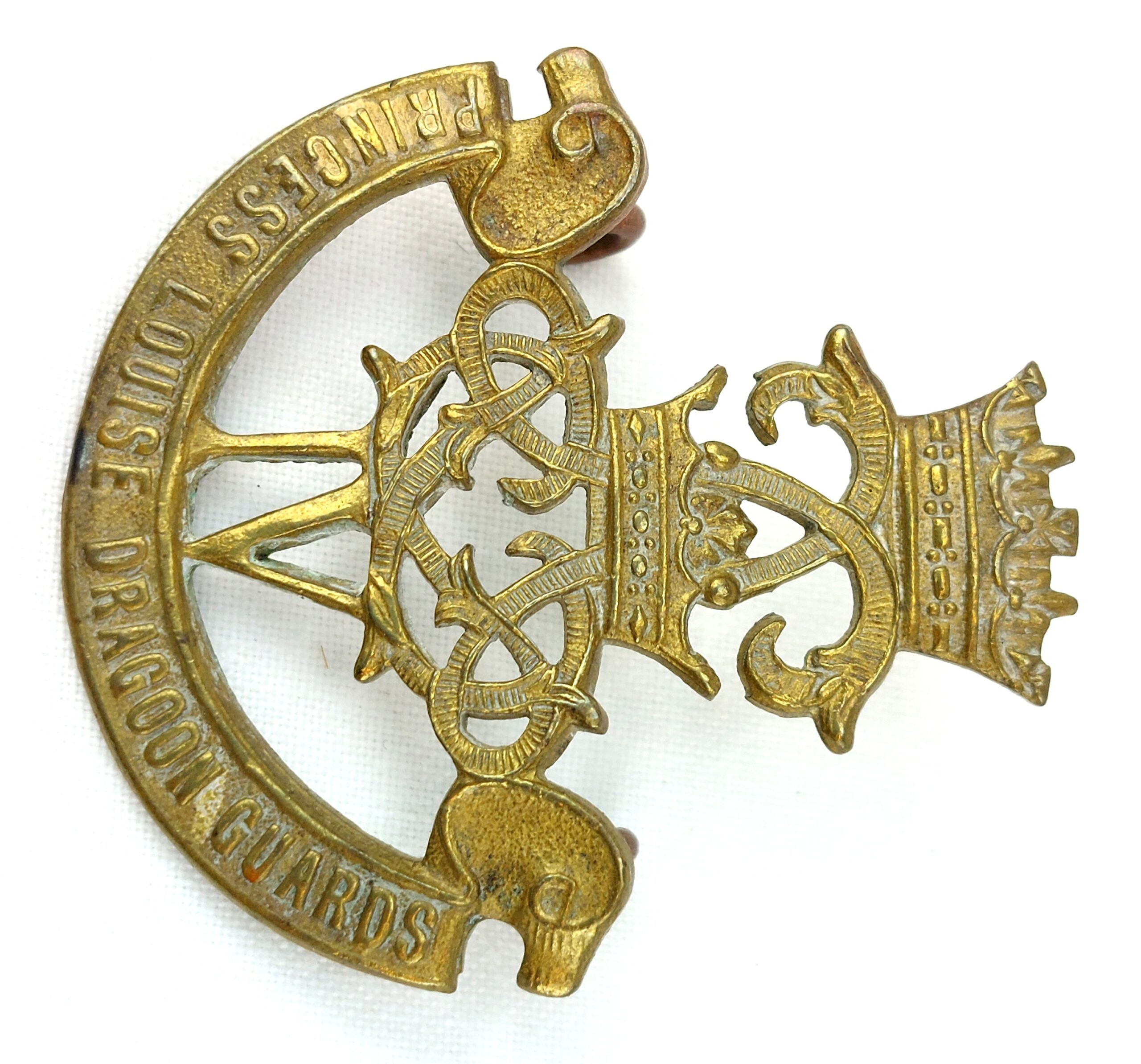 British, Princess Louise Dragoon Guards, Cap Badge (1)