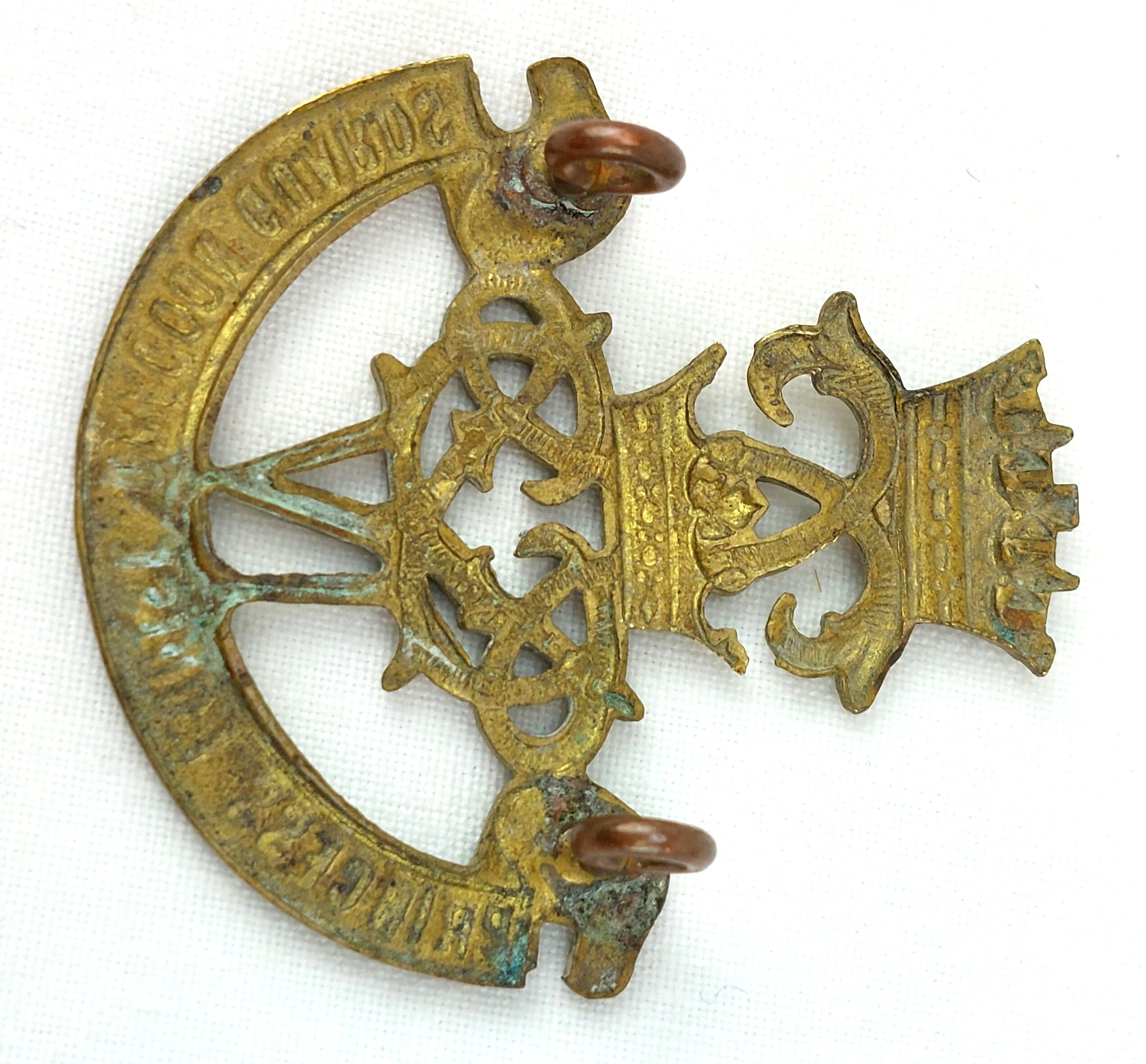British, Princess Louise Dragoon Guards, Cap Badge (2)