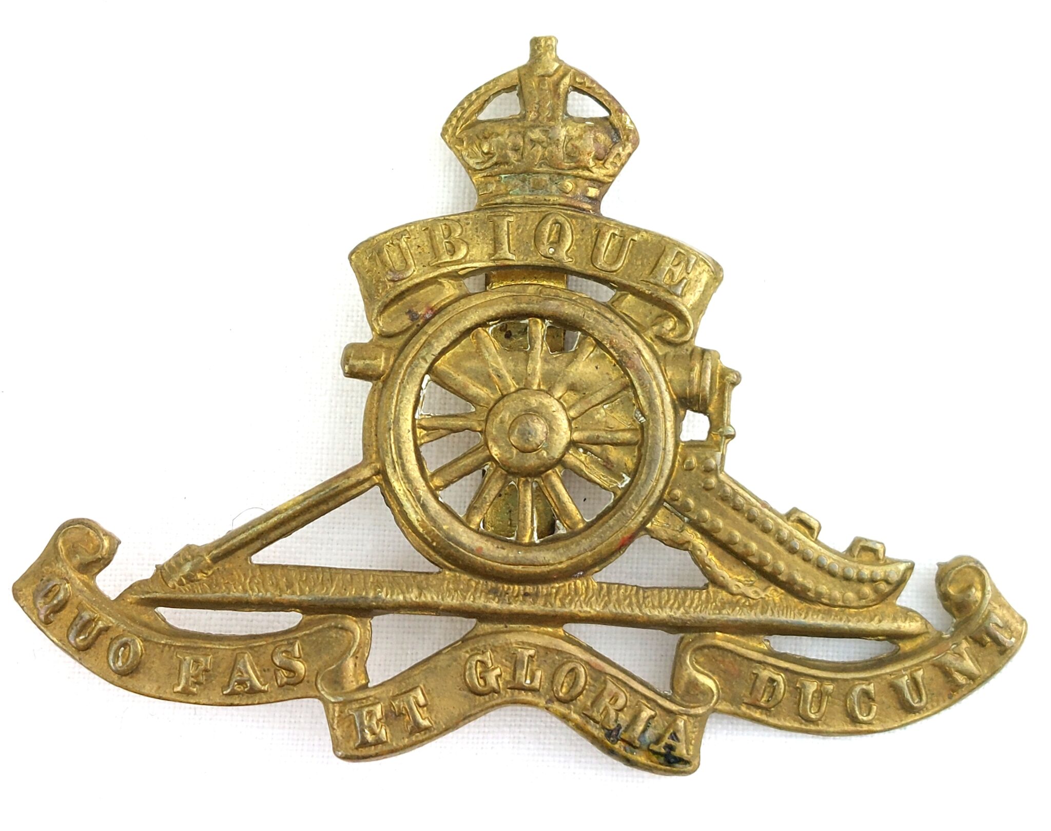 British, Royal Artillery, Cap Badge - Sally Antiques