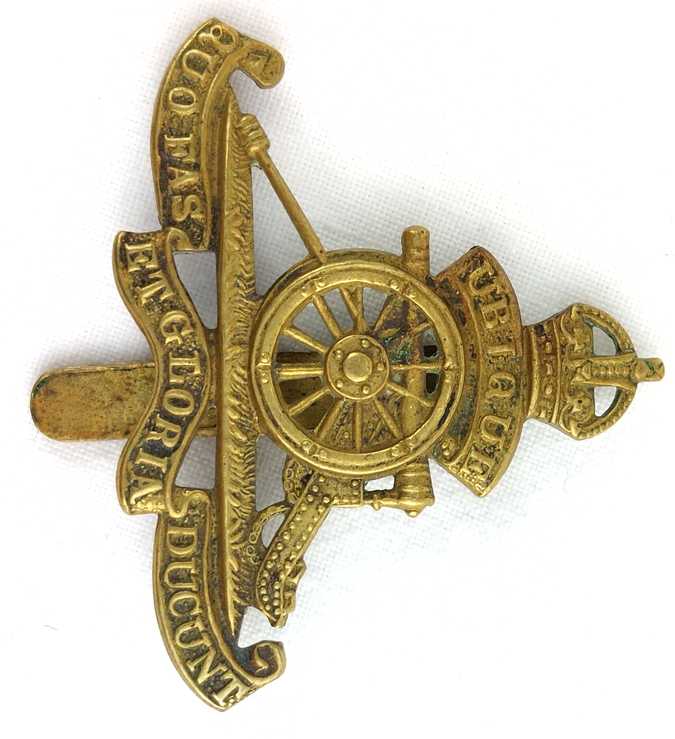 British, Royal Artillery, Cap Badge, Small, by Firmin London (2)