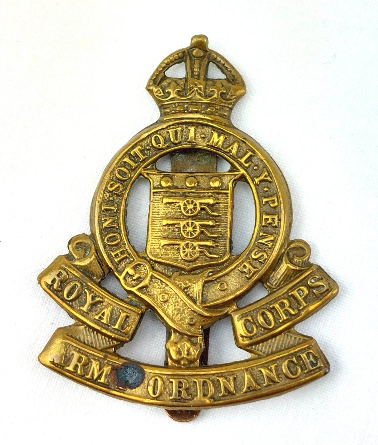 British, Royal Army Ordnance Corp, Cap Badge - Sally Antiques