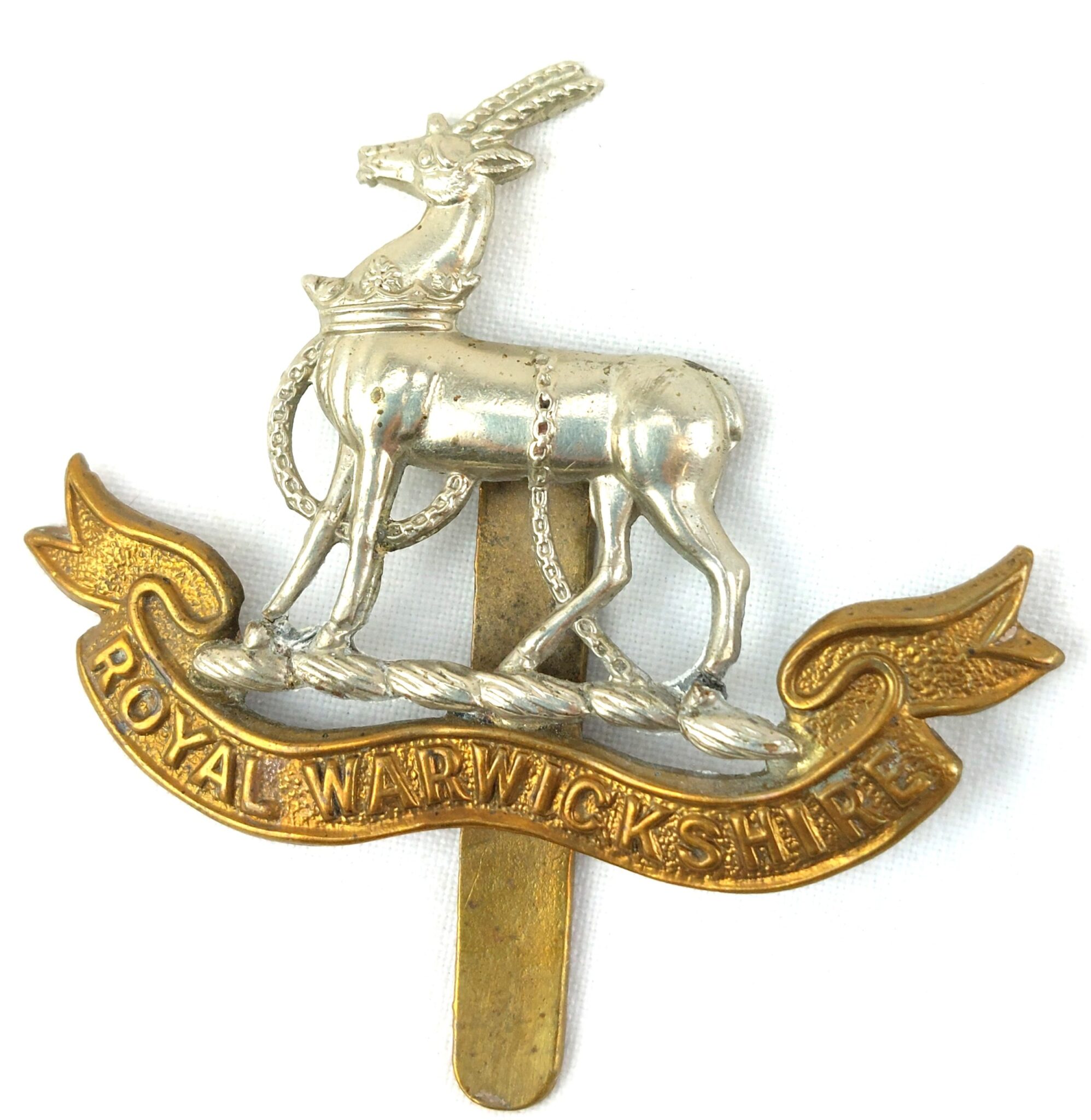 British, Royal Warwickshire Regiment, Cap Badge - Sally Antiques