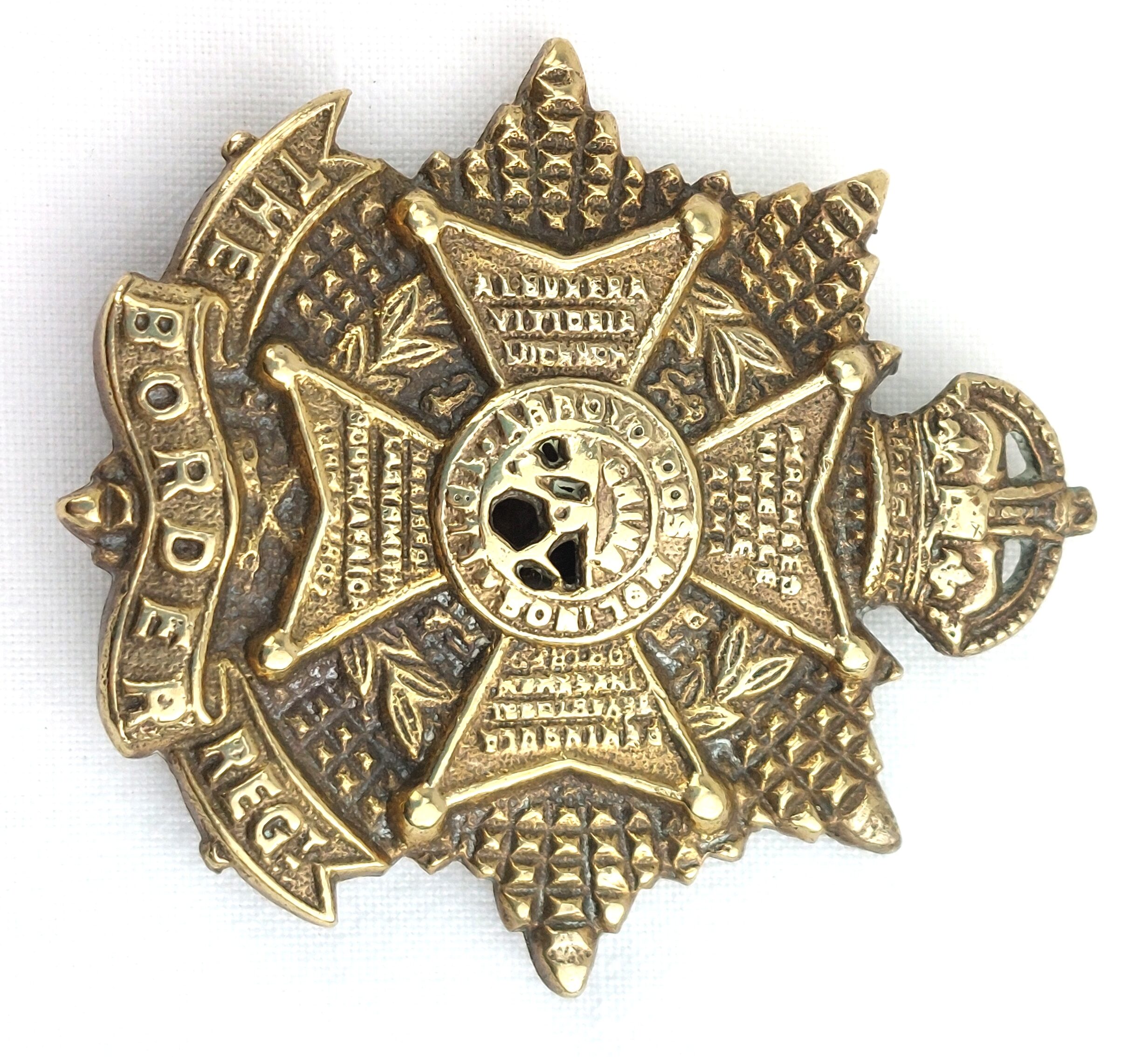 British, The Border Regiment, Cap Badge (2)