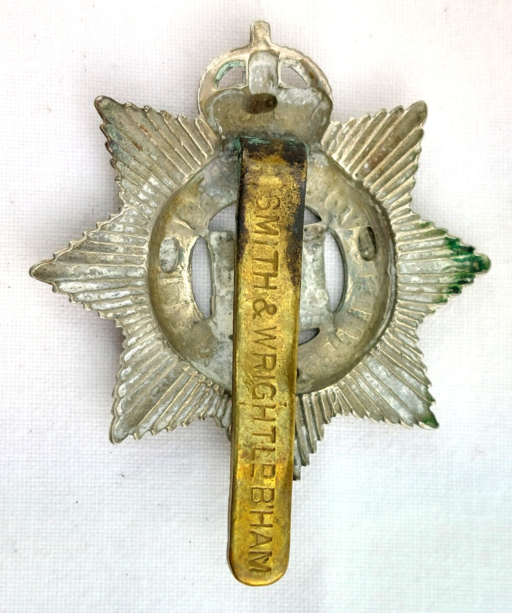British, The Devonshire Regiment, Cap Badge, by Smith & Wright Ltd Birmingham (1)