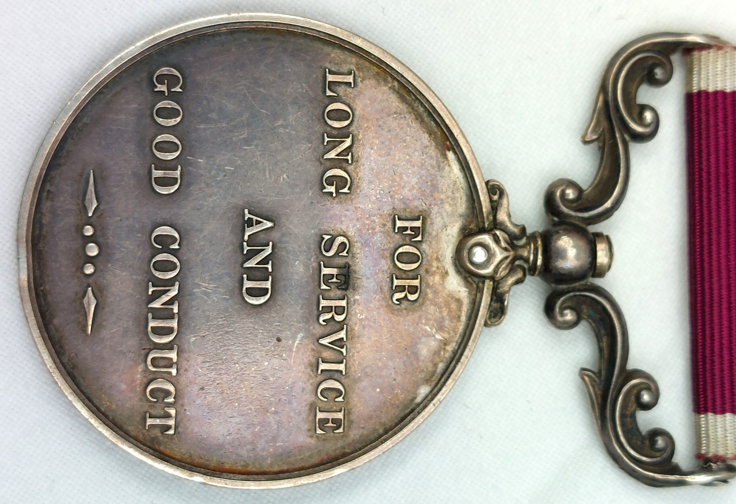 British, WW1, Medal For Long Service and Good Conduct, Awarded to LSJT Albert E. Parker, 1st South Lancashire Regiment, 4235 (4)