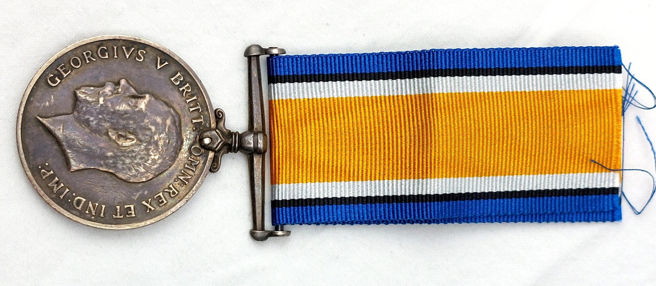 British, WW1 War Medal, - awarded to 9369. PTE. C. Messenger. S. Lan. R (4)