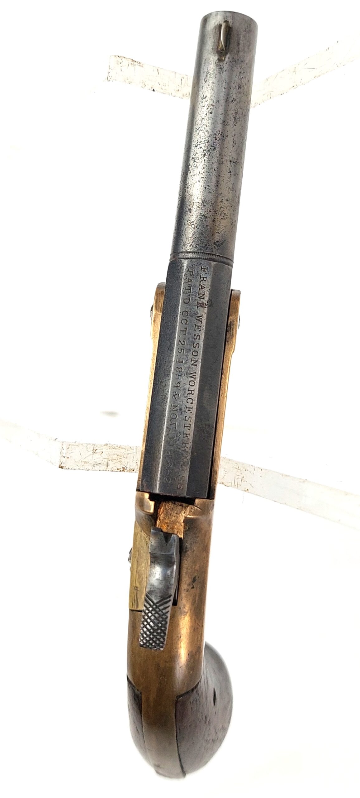 USA, c1862, Frank Wesson Small Frame Single Shot Pistol, Type 2, .22, 3 (11)