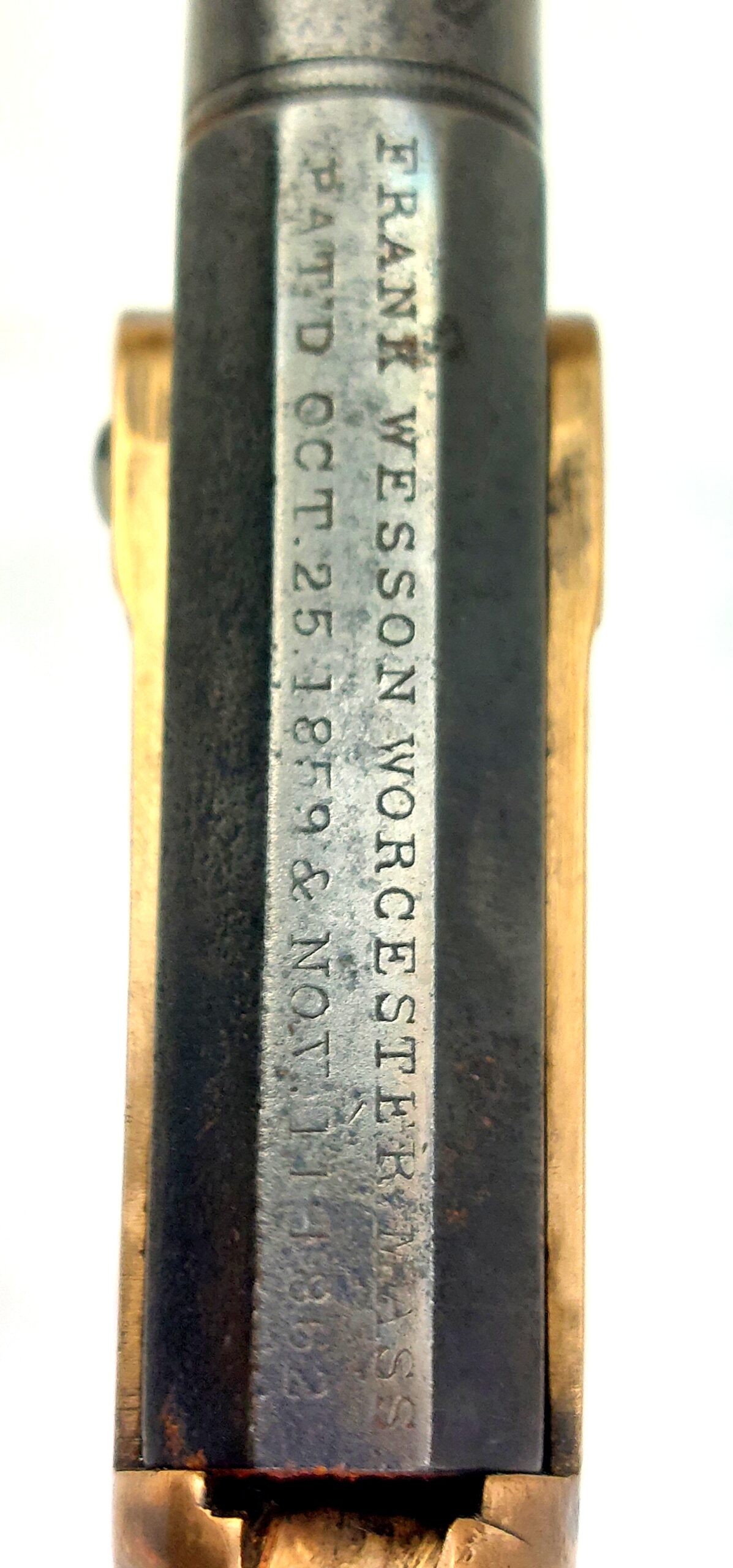 USA, c1862, Frank Wesson Small Frame Single Shot Pistol, Type 2, .22, 3 (6)