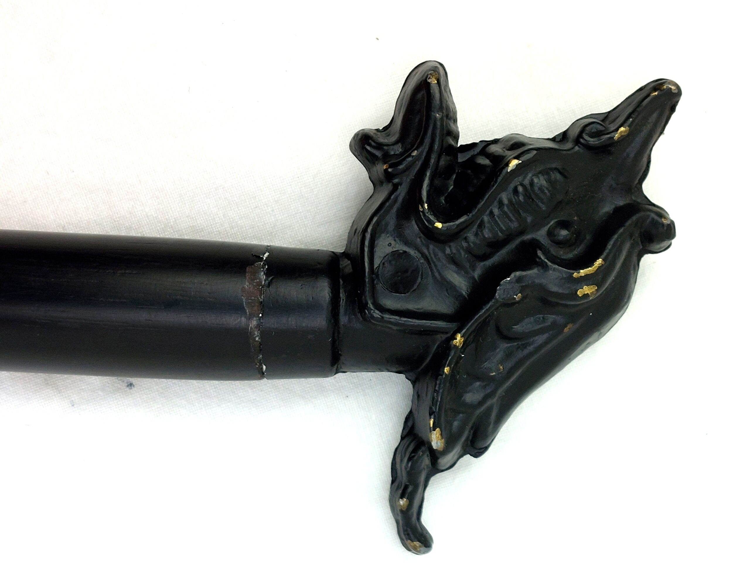 Chinese Dragon Metal Topped Walking Stick (8)