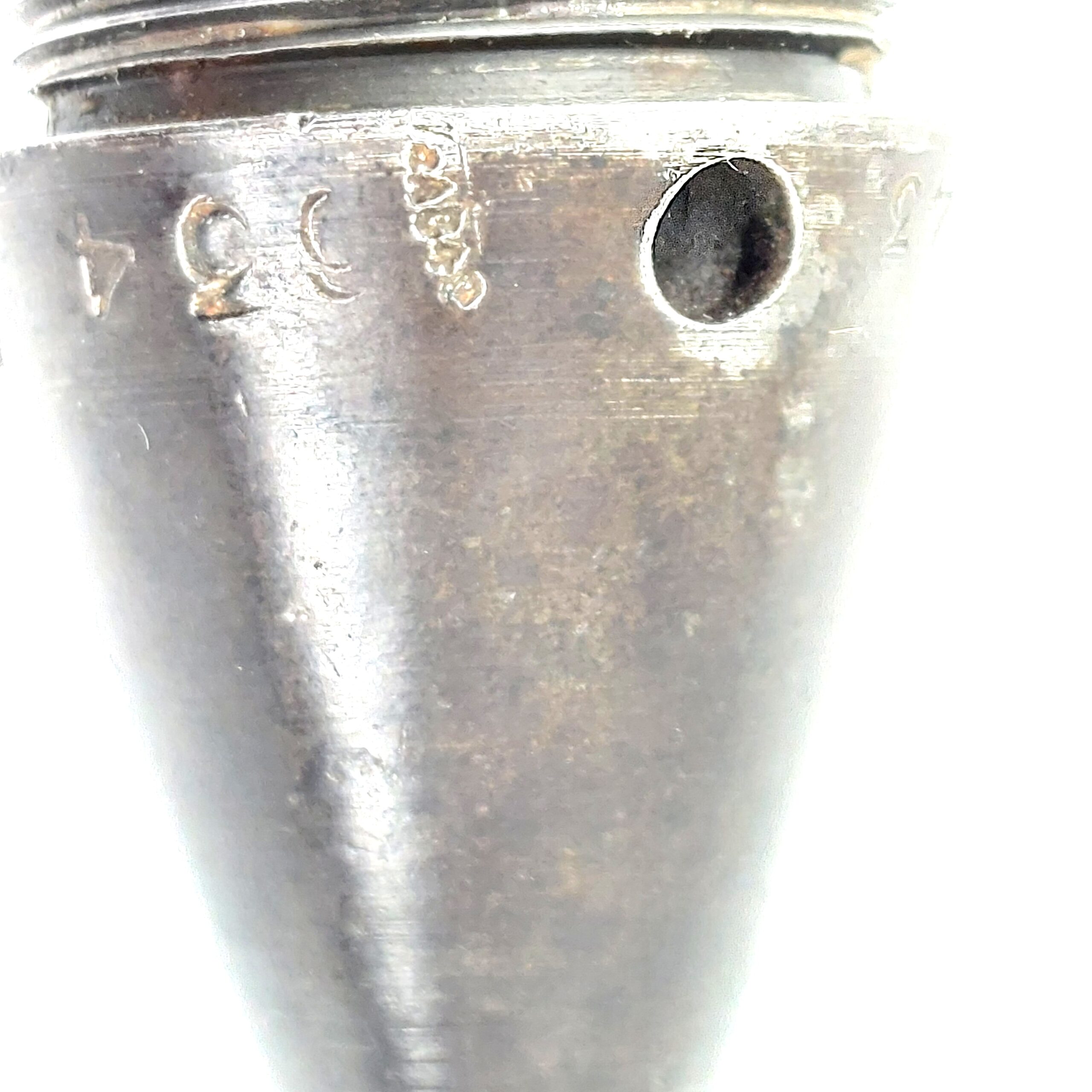 German, WW2, 3,7cm Flak 18 Shell, with Waffenamt Stamps, 1944 Brass Shell with 1943 Projectile (20)