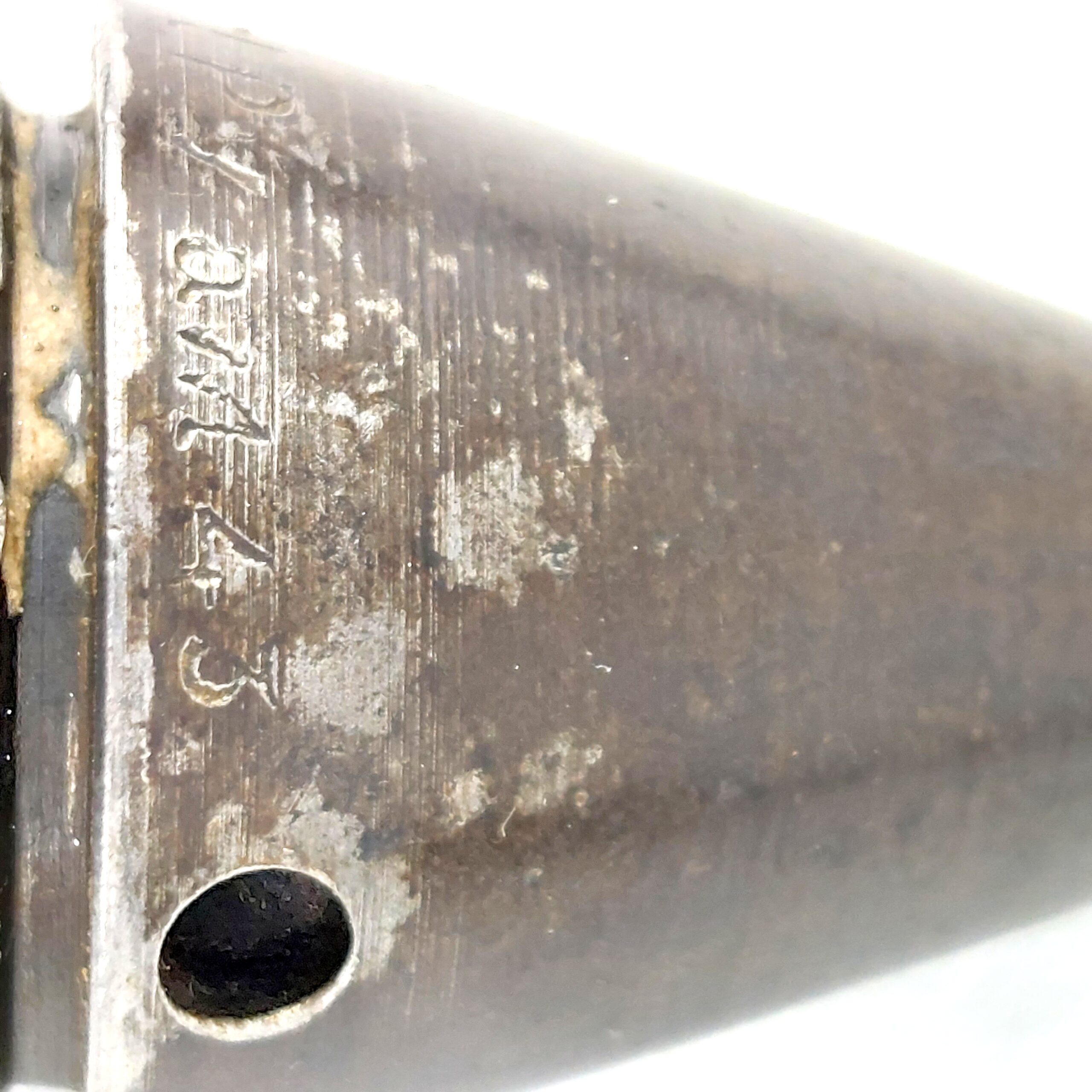 German, WW2, 3,7cm Flak 18 Shell, with Waffenamt Stamps, 1944 Brass Shell with 1943 Projectile (25)