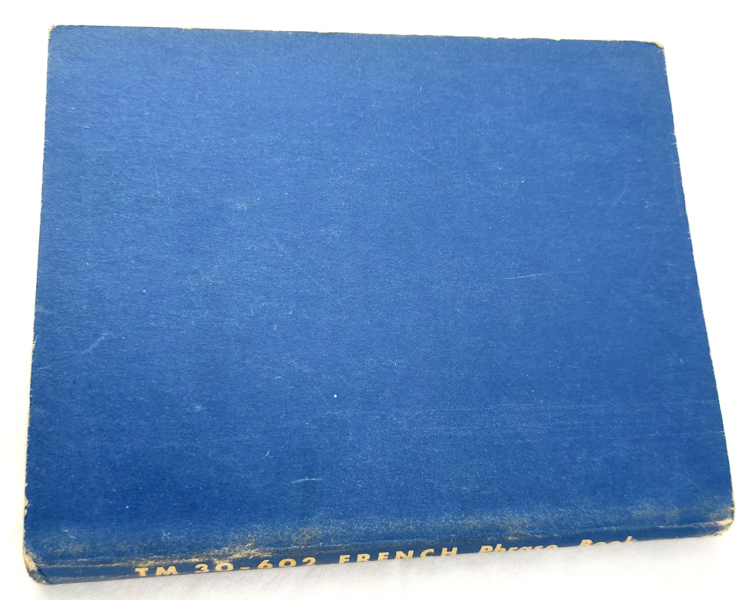 USA, WW2, Restricted, French Phrase Book, Washington, September 28, 1943 (TM 30-602) (3)