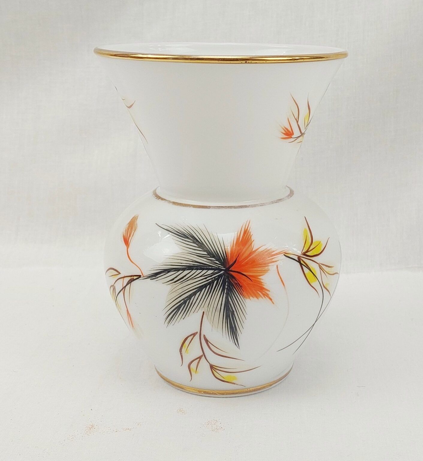 Laurel of California Speckled Pumpkin Vase (1950s)