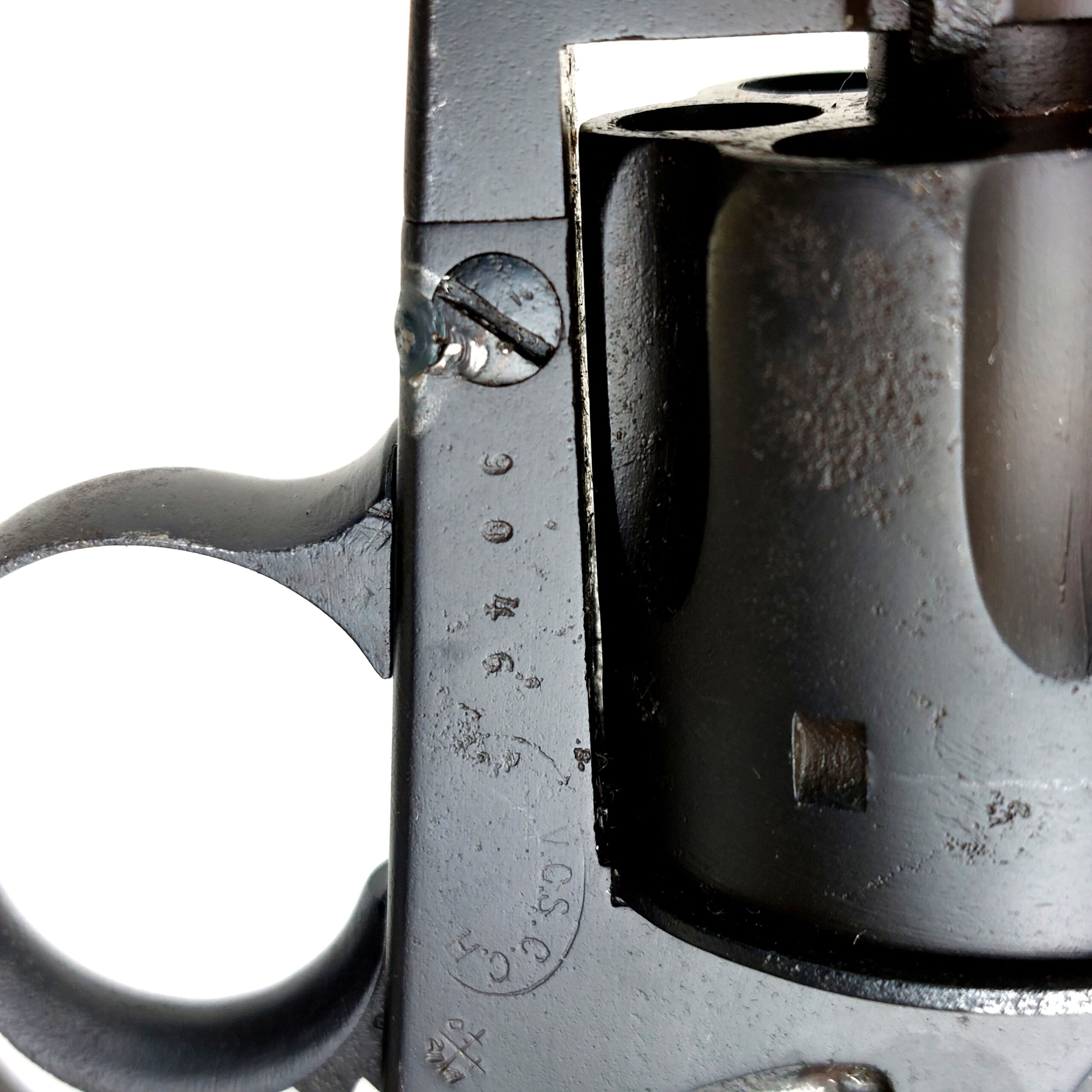 Imperial German, M1879 Reichsrevolver, Dated 1887, Made by S&S VCS CGH SUHL, Matching Numbers, Deactivated
