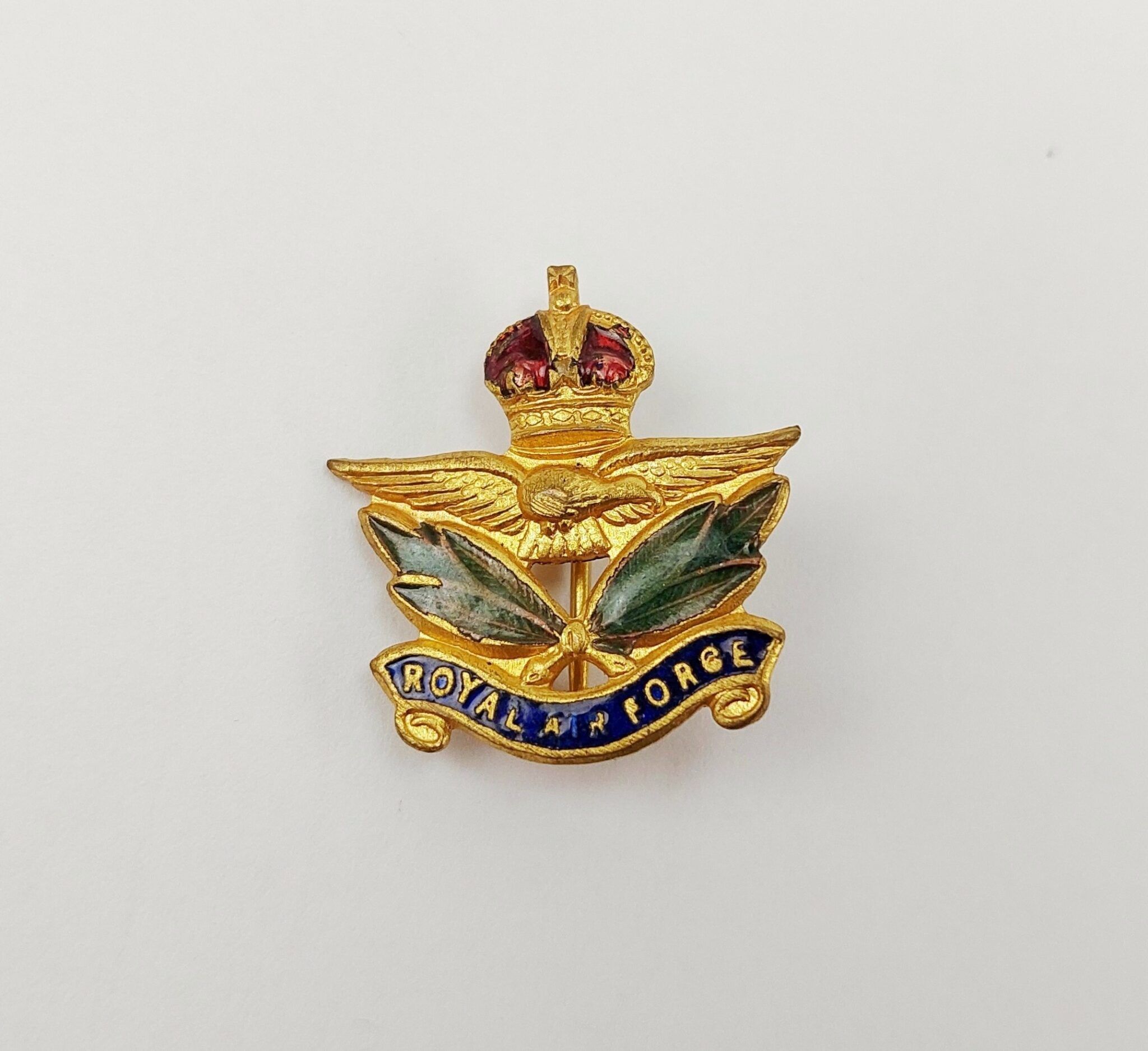 WW2 Royal Air Force Pin Badge - Sally Antiques