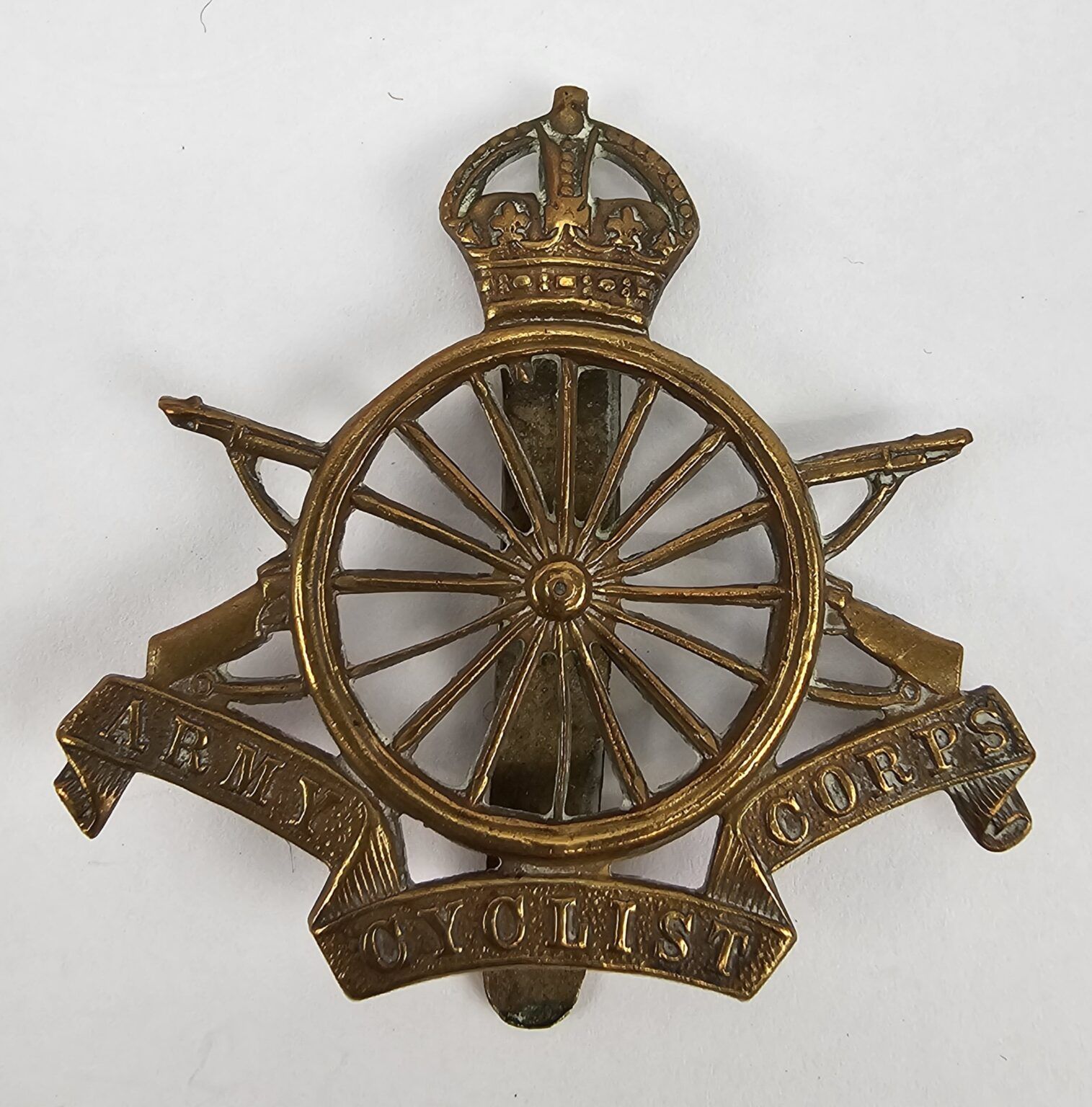 WW1 Army Cyclists Corps Cap Badge - Sally Antiques