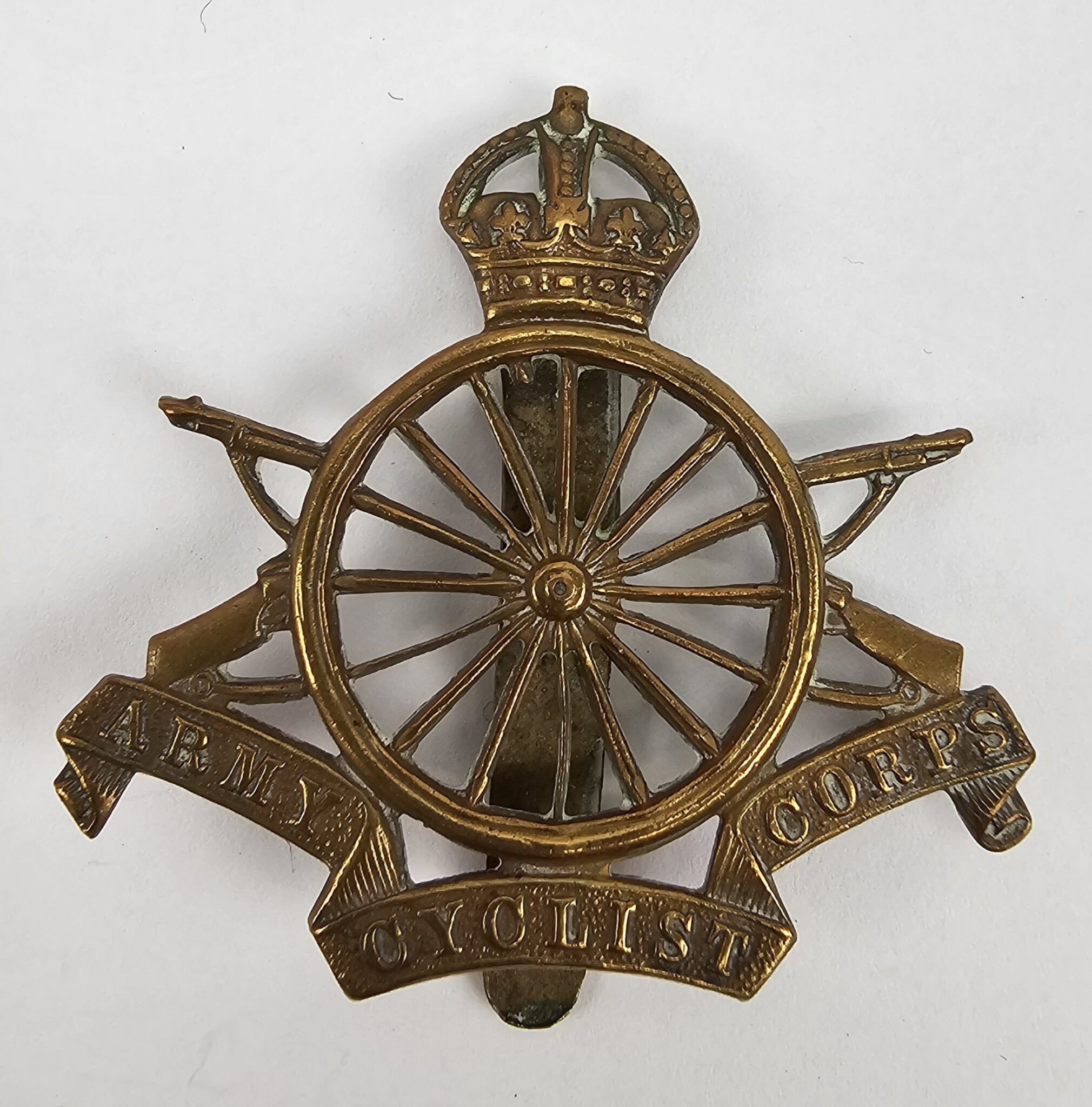 WW1 Army Cyclists Corps Cap Badge - Sally Antiques