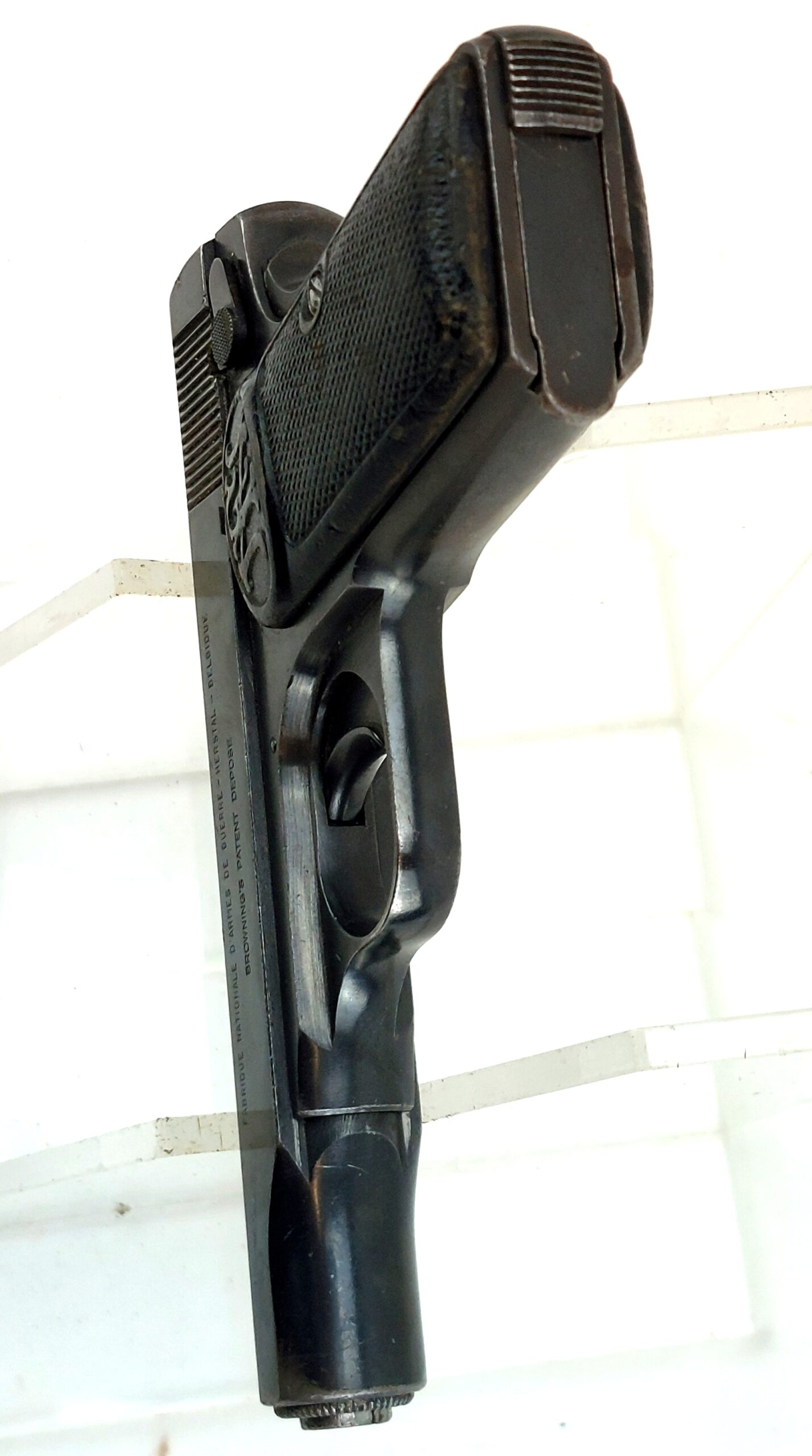 Belgium, WW1, 1910 Pattern F.N. Browning Semi Automatic Pistol, Deactivated (5)