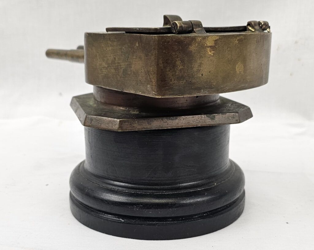 Bronze Inkwell made from WW1 Battleship SMS Helgoland - Sally Antiques