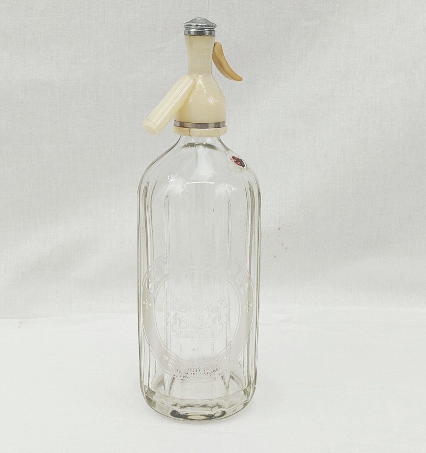 Vintage Glass Schweppes Soda Syphon - Sally Antiques