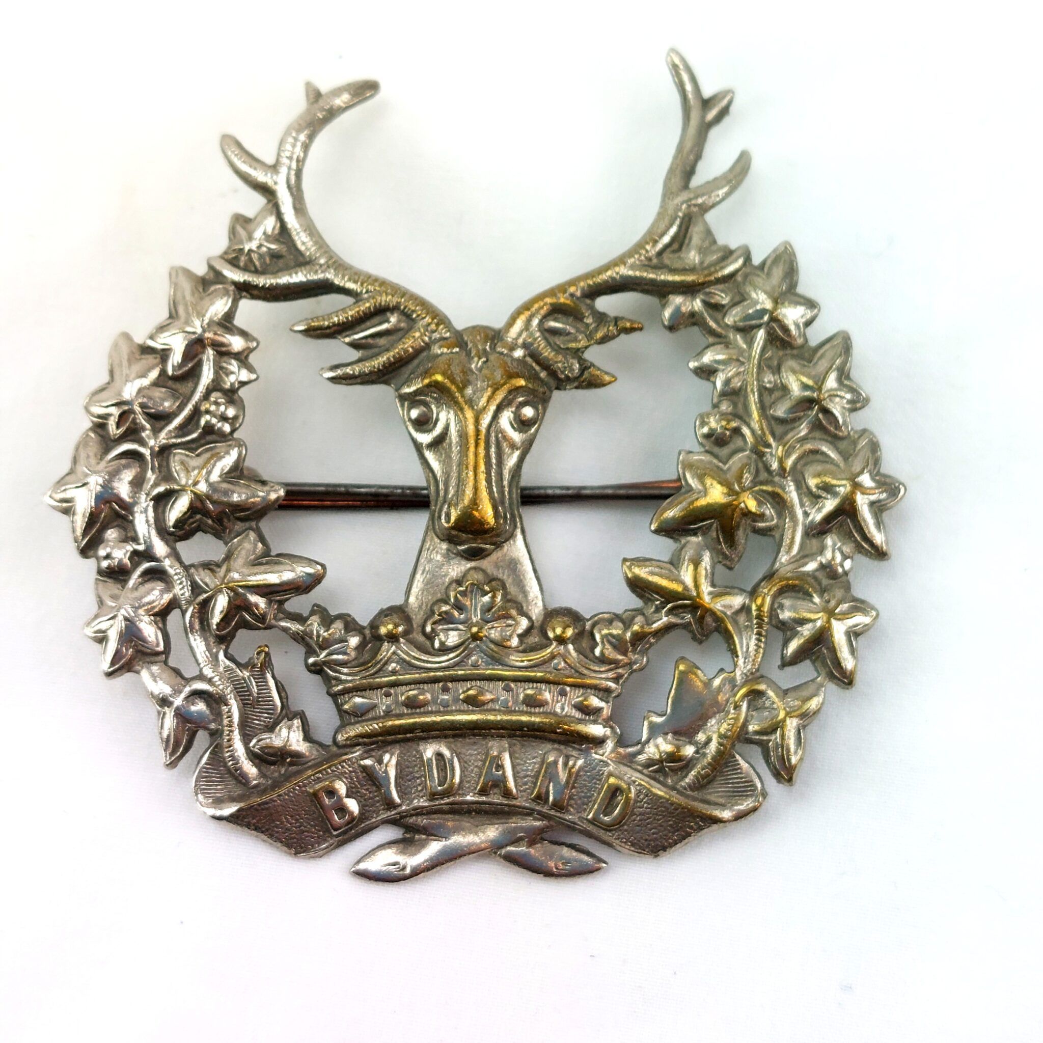 Scottish, Original Gordon Highlander By-Dand Regimental Cap Badge ...