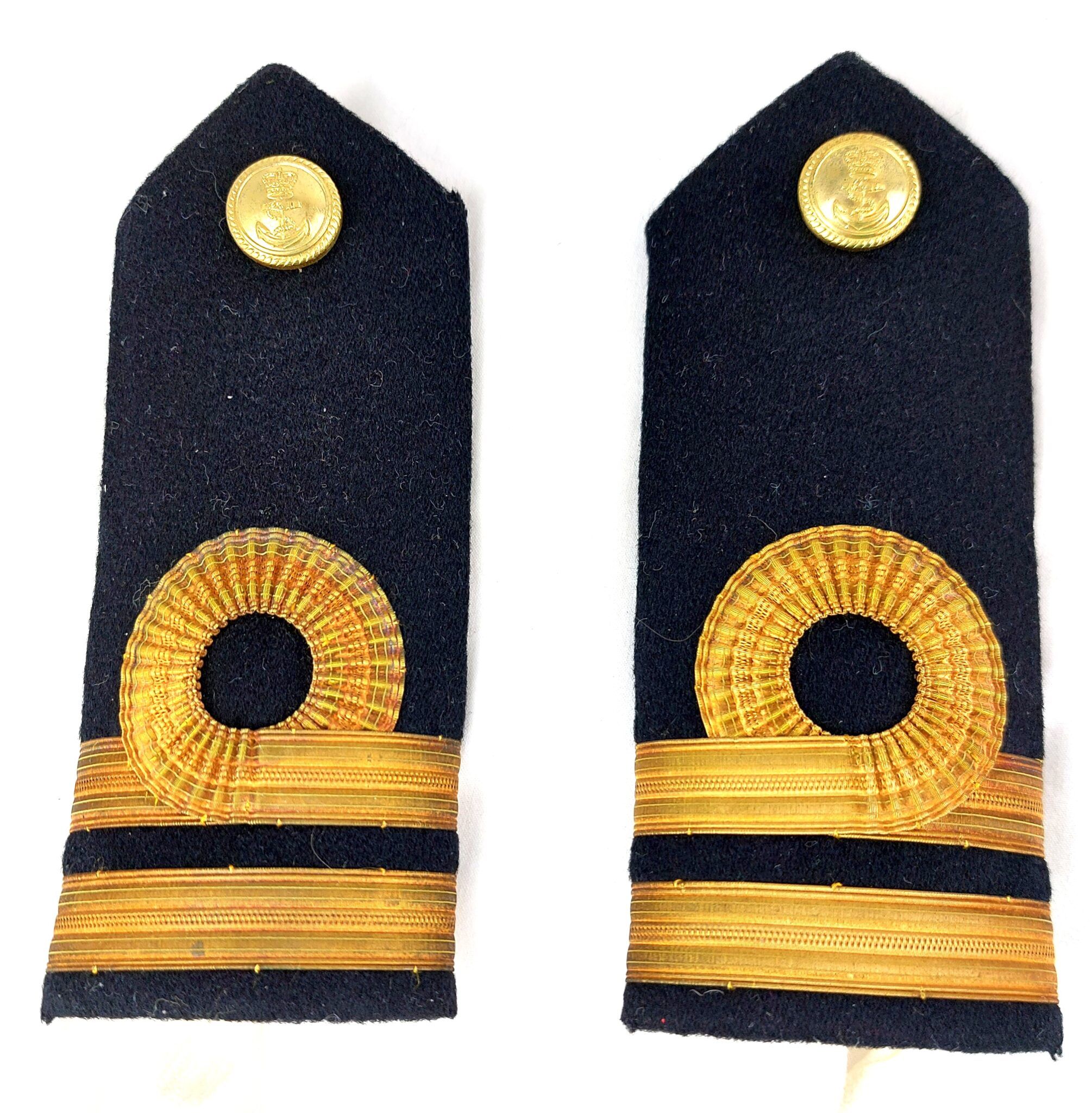 British, Royal Navy Lieutenant Shoulder Epaulettes, Pair, Made by ...