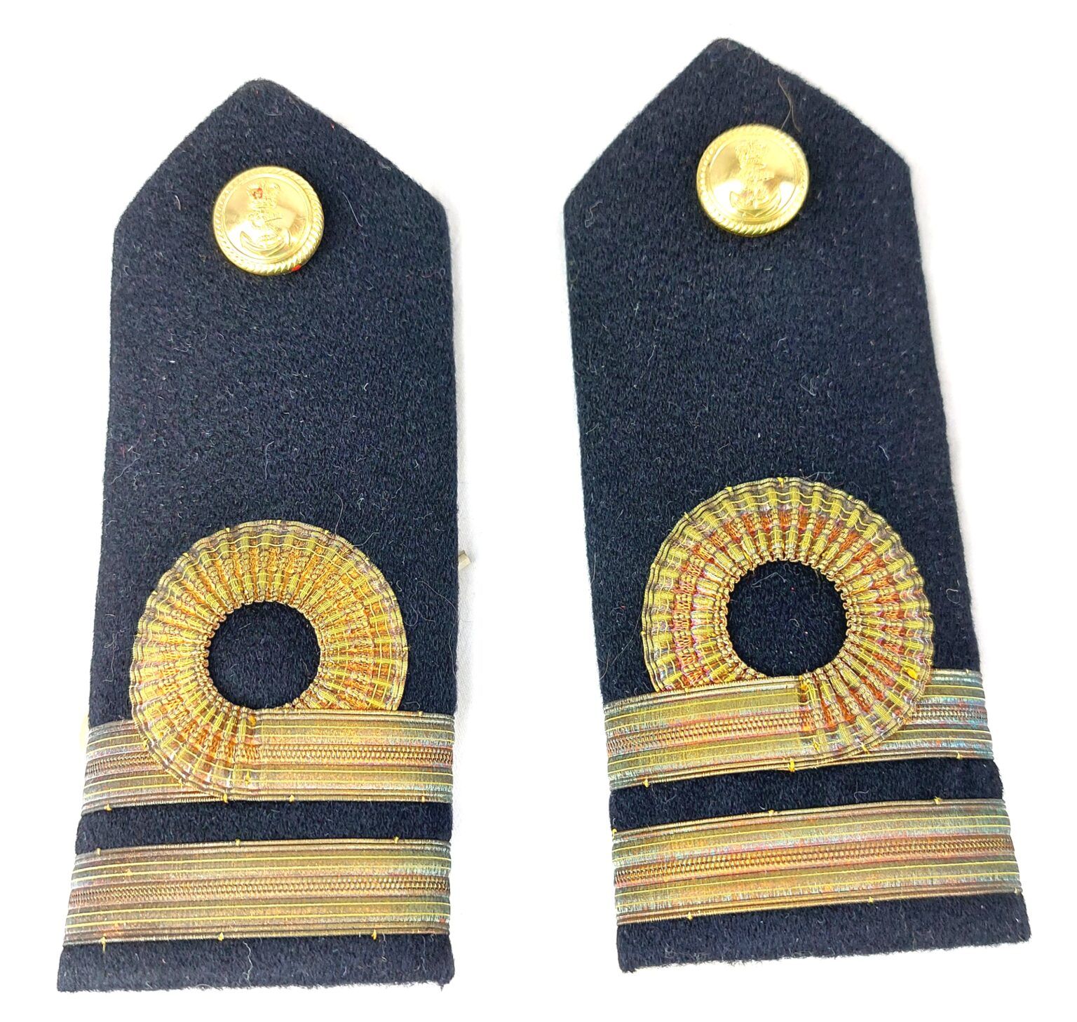 British, Royal Navy Lieutenant Shoulder Epaulettes, Pair, Made by ...